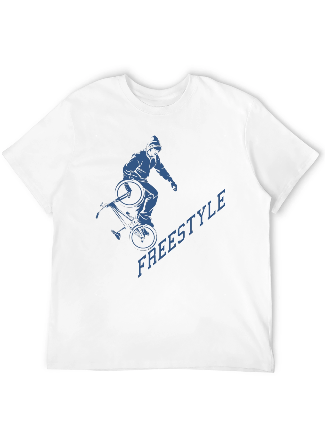Freestyle BMX Rider Graphic T-Shirt - Black