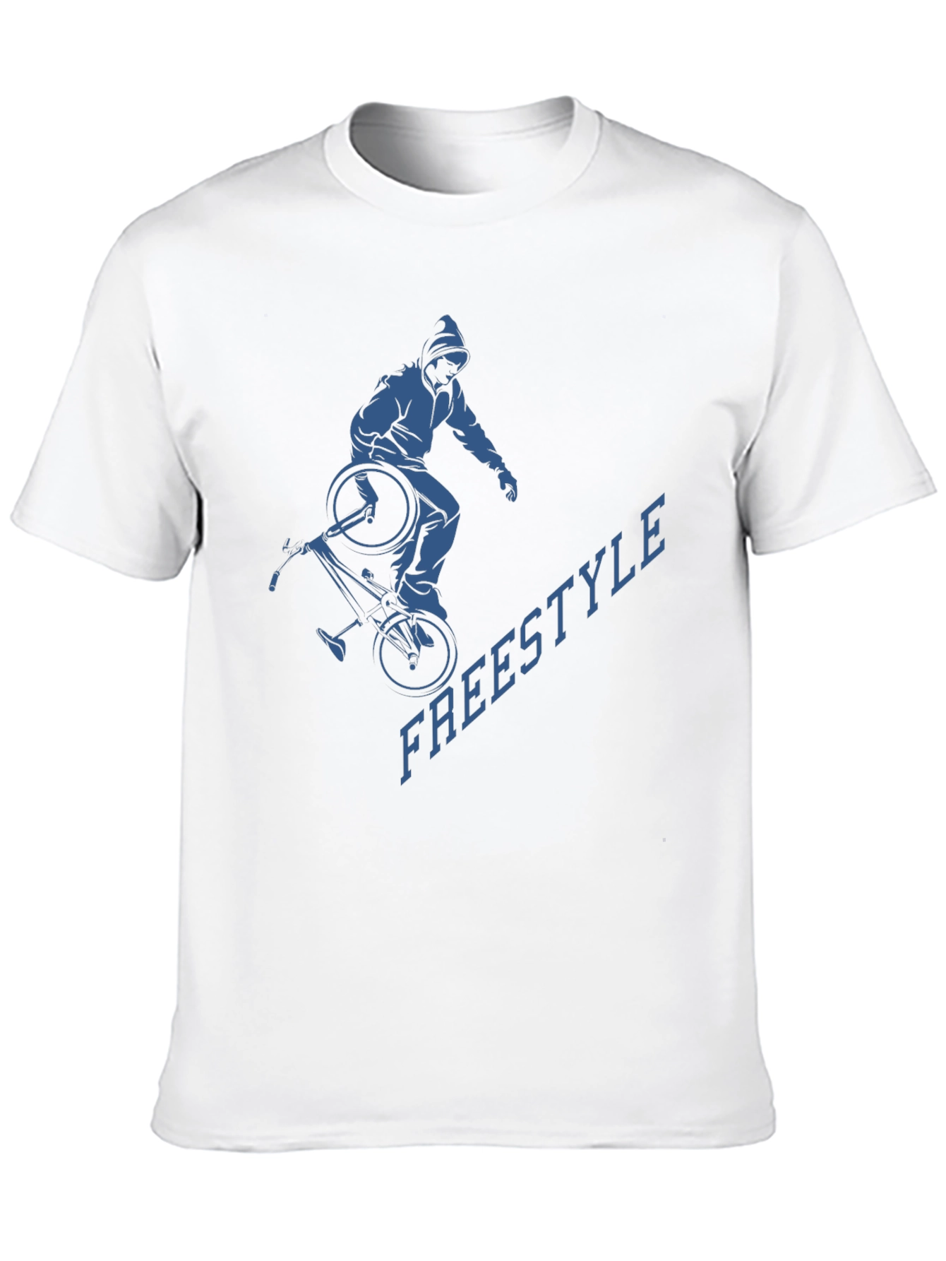 Freestyle BMX Rider Graphic T-Shirt - Black