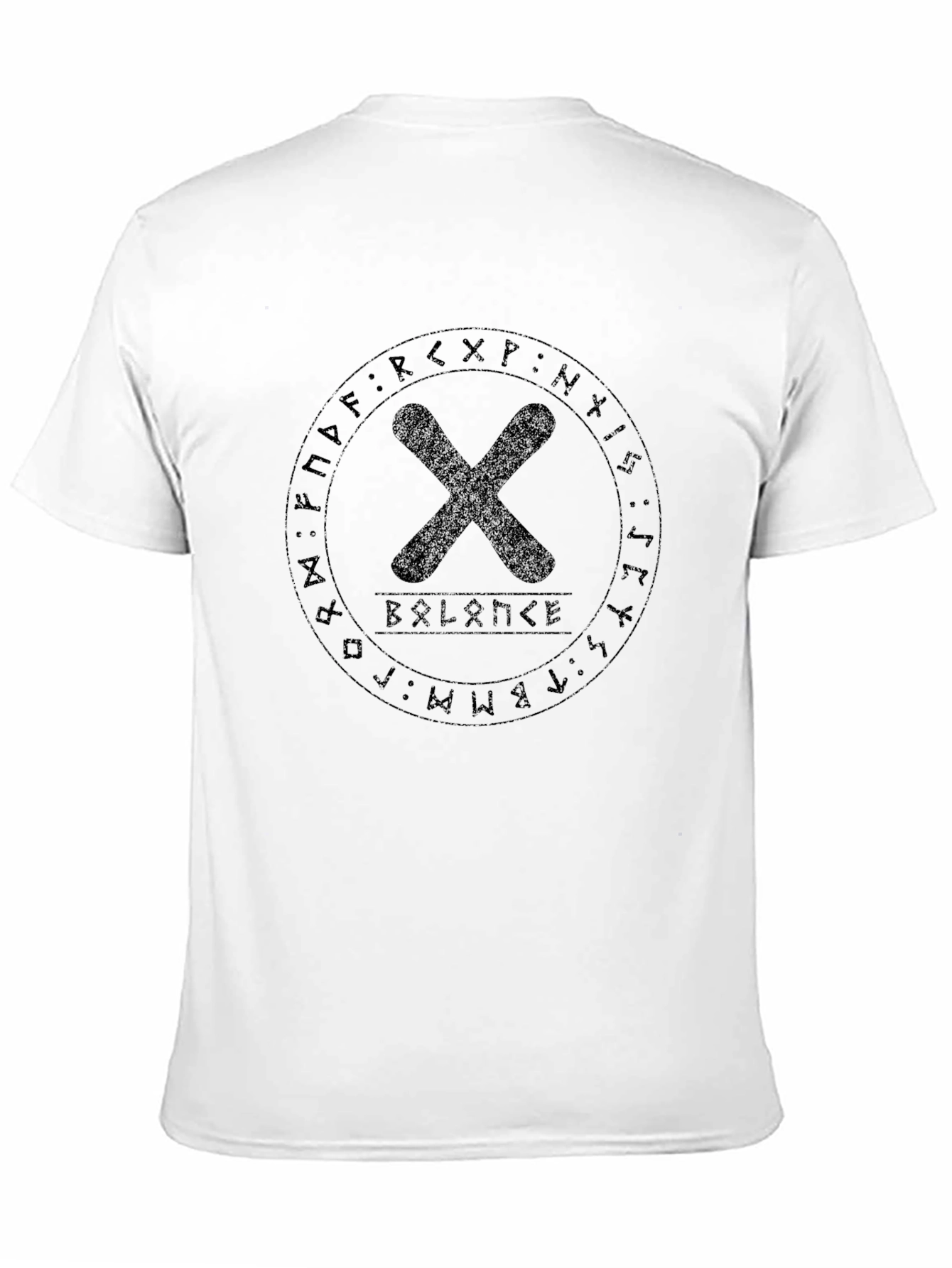 Balance Rune Graphic Tee - Black T-Shirt