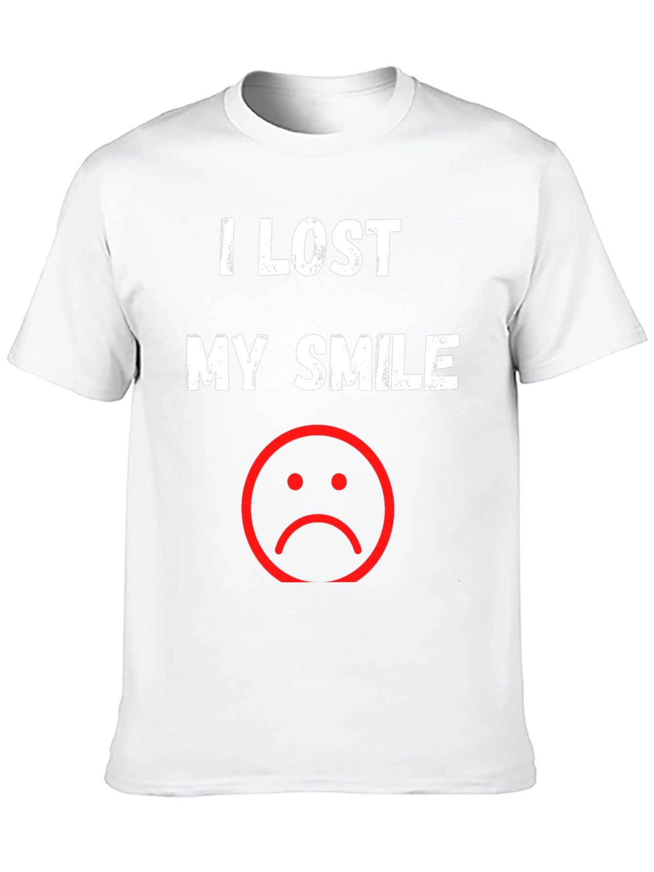 I Lost My Smile T-Shirt - Black Graphic Tee