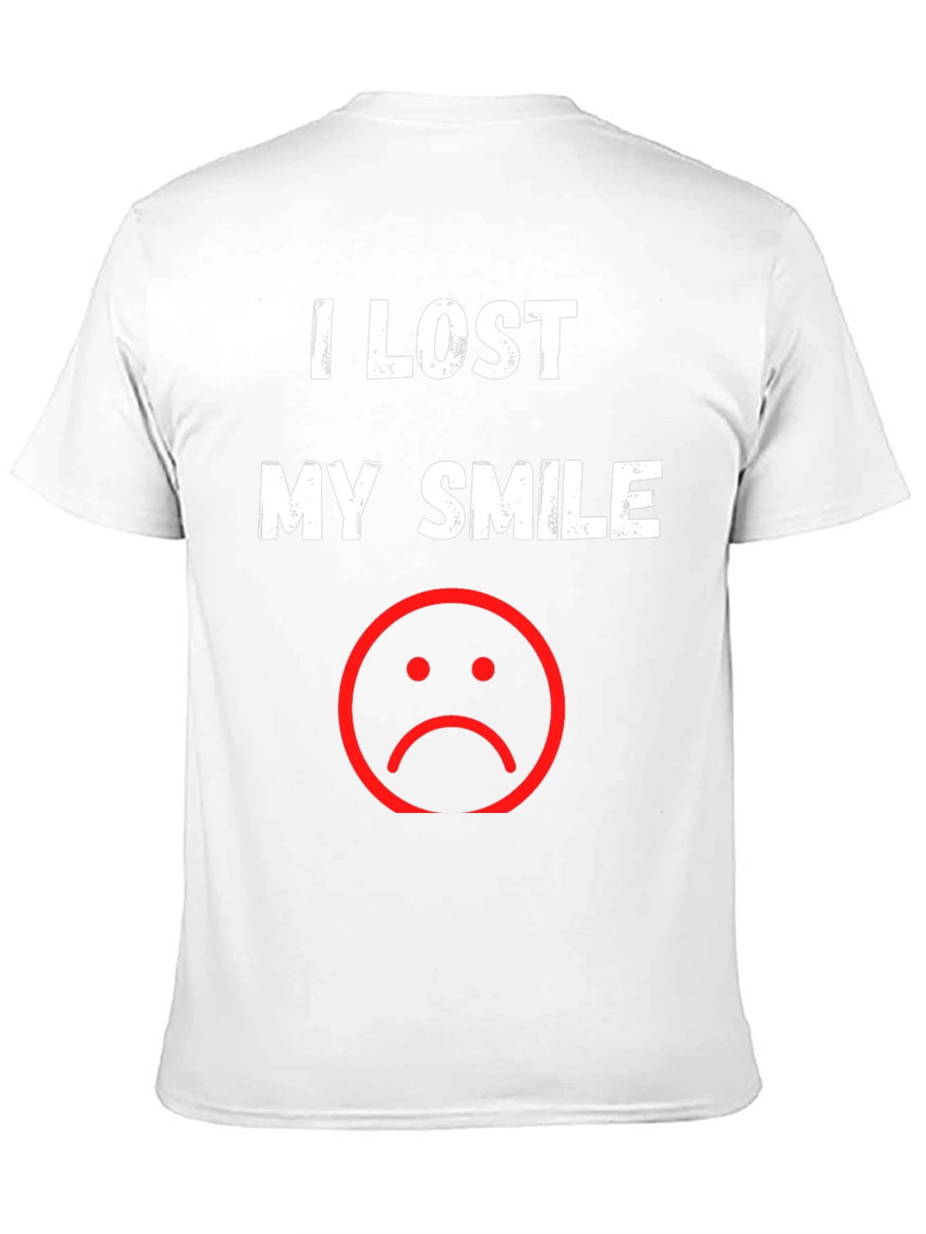 I Lost My Smile T-Shirt - Black Graphic Tee