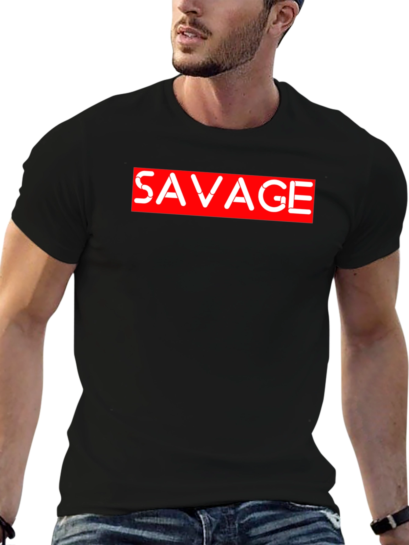 Savage Graphic Tee - Bold Streetwear Style