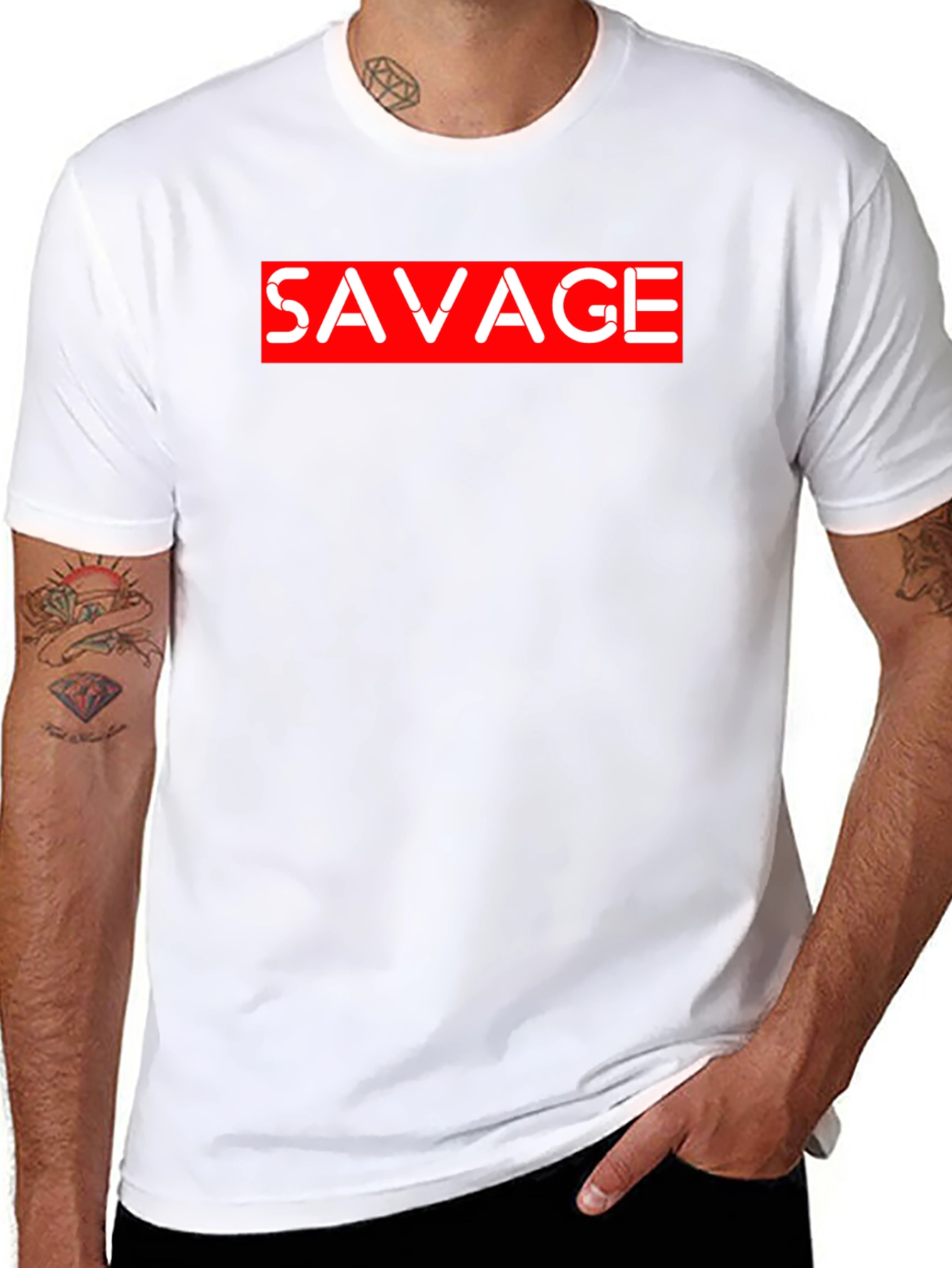 Savage Graphic Tee - Bold Streetwear Style