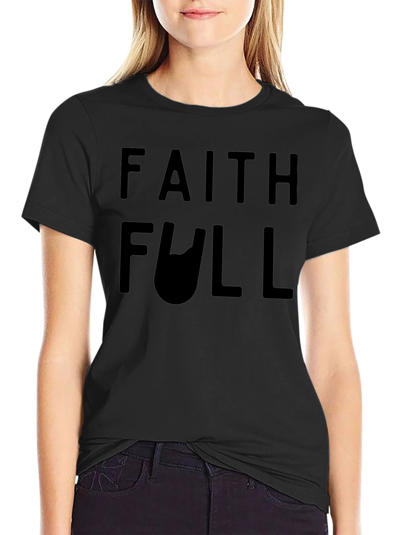 Faithfull Graphic Tee - Black Unisex T-Shirt