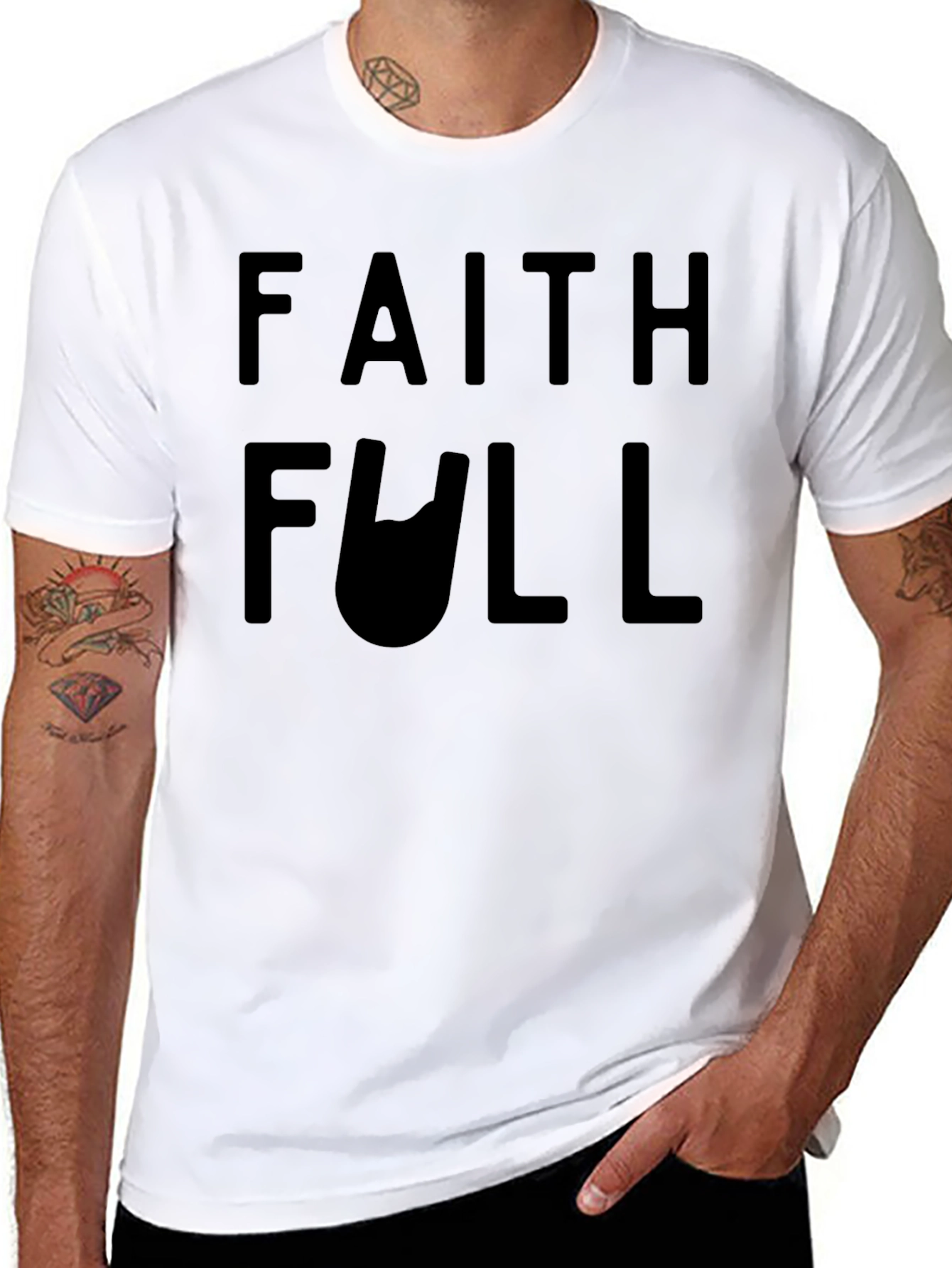 Faithfull Graphic Tee - Black Unisex T-Shirt