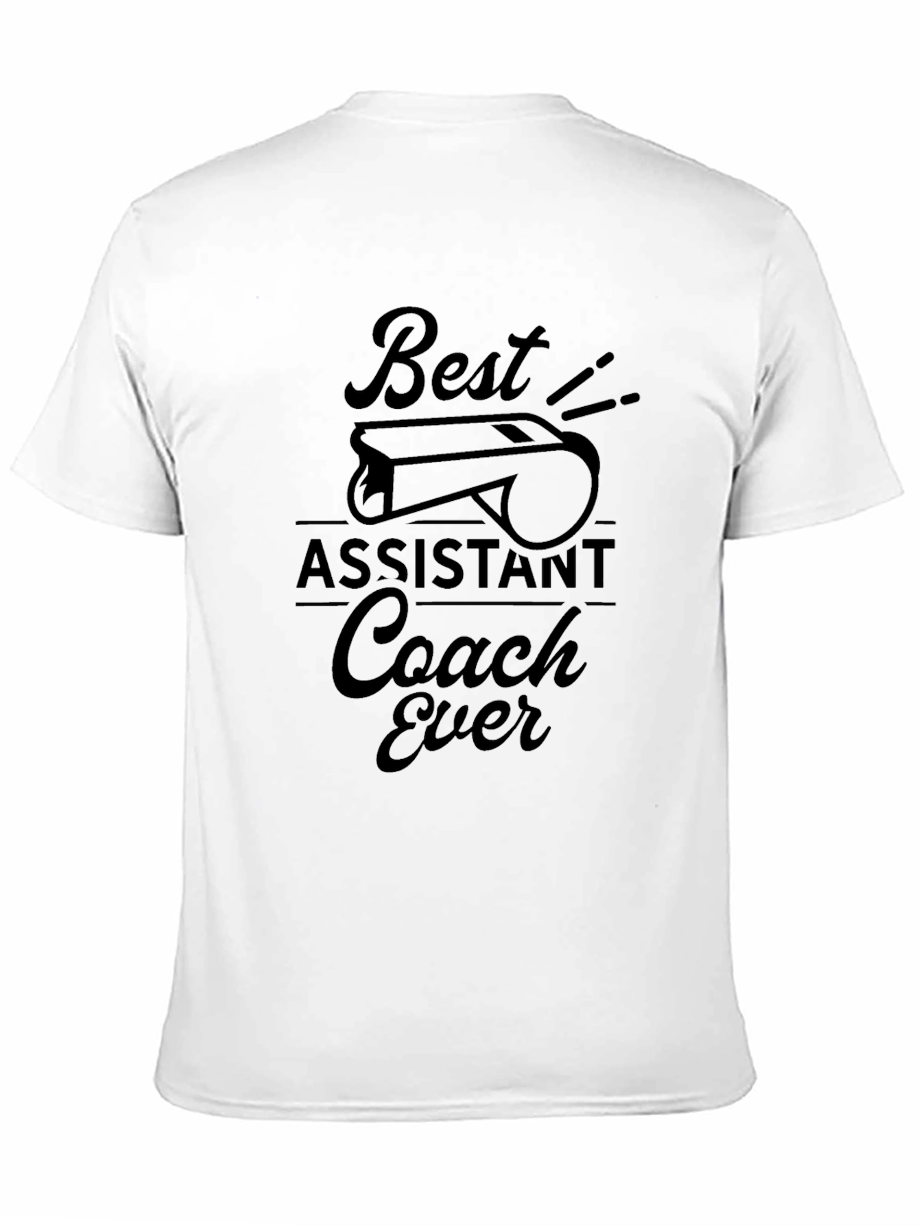 Best Assistant Coach Ever T-Shirt - Black