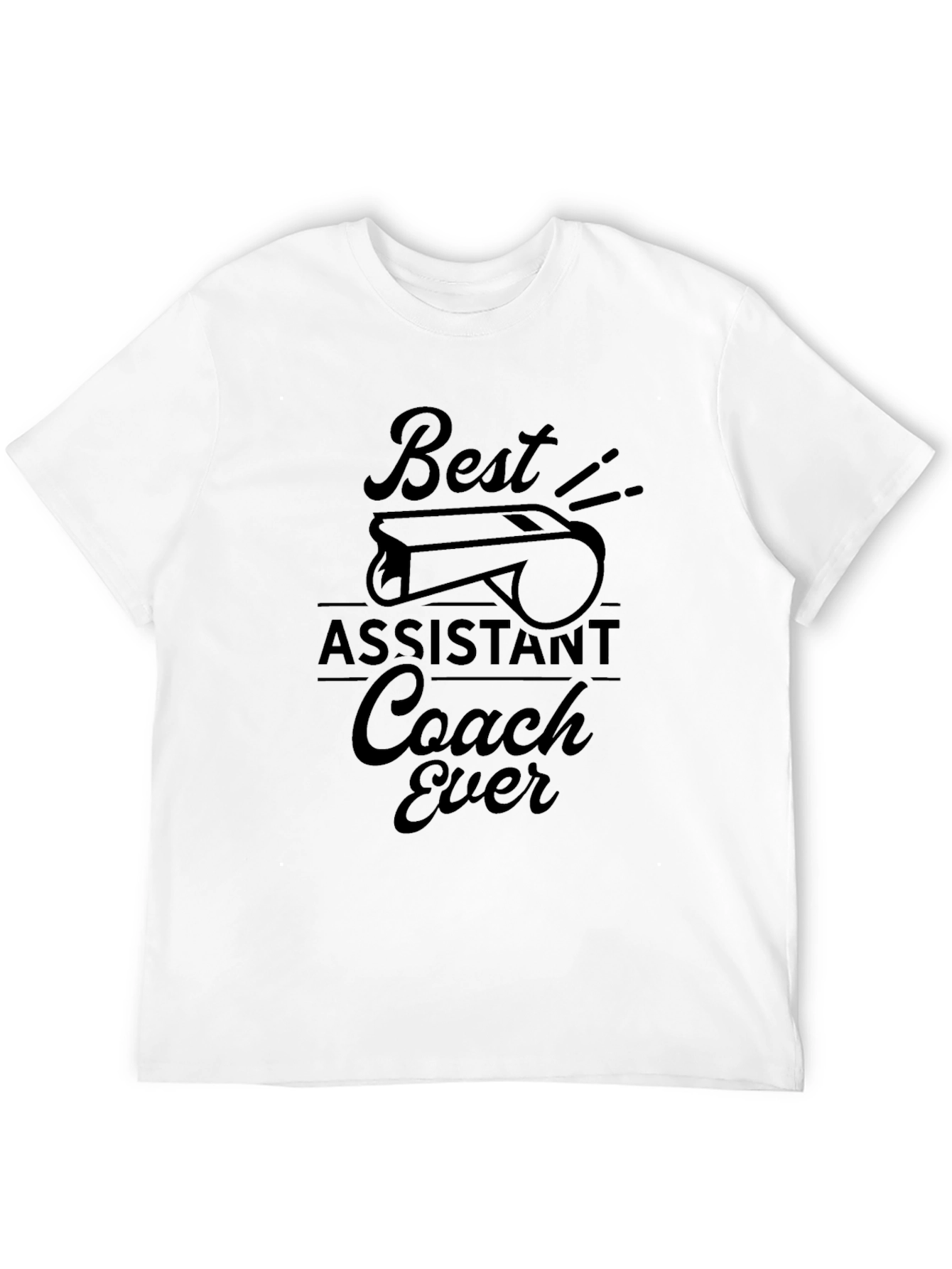 Best Assistant Coach Ever T-Shirt - Black