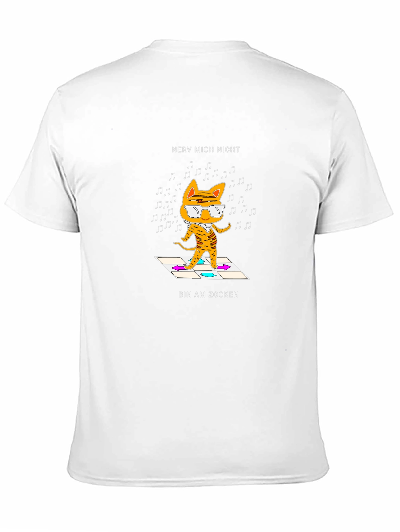 Nerv Mich Nicht Cat Gamer Graphic Tee