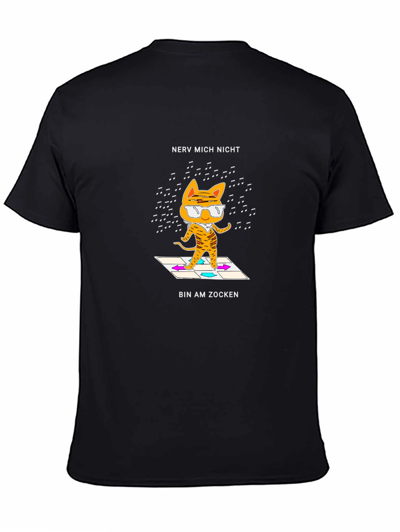 Nerv Mich Nicht Cat Gamer Graphic Tee