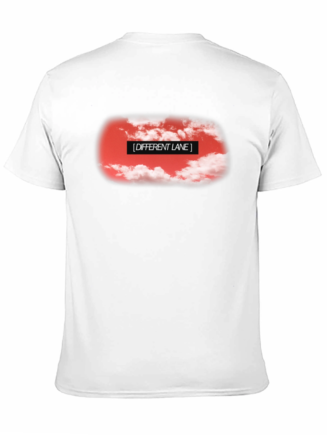Different Lane Graphic Black T-Shirt