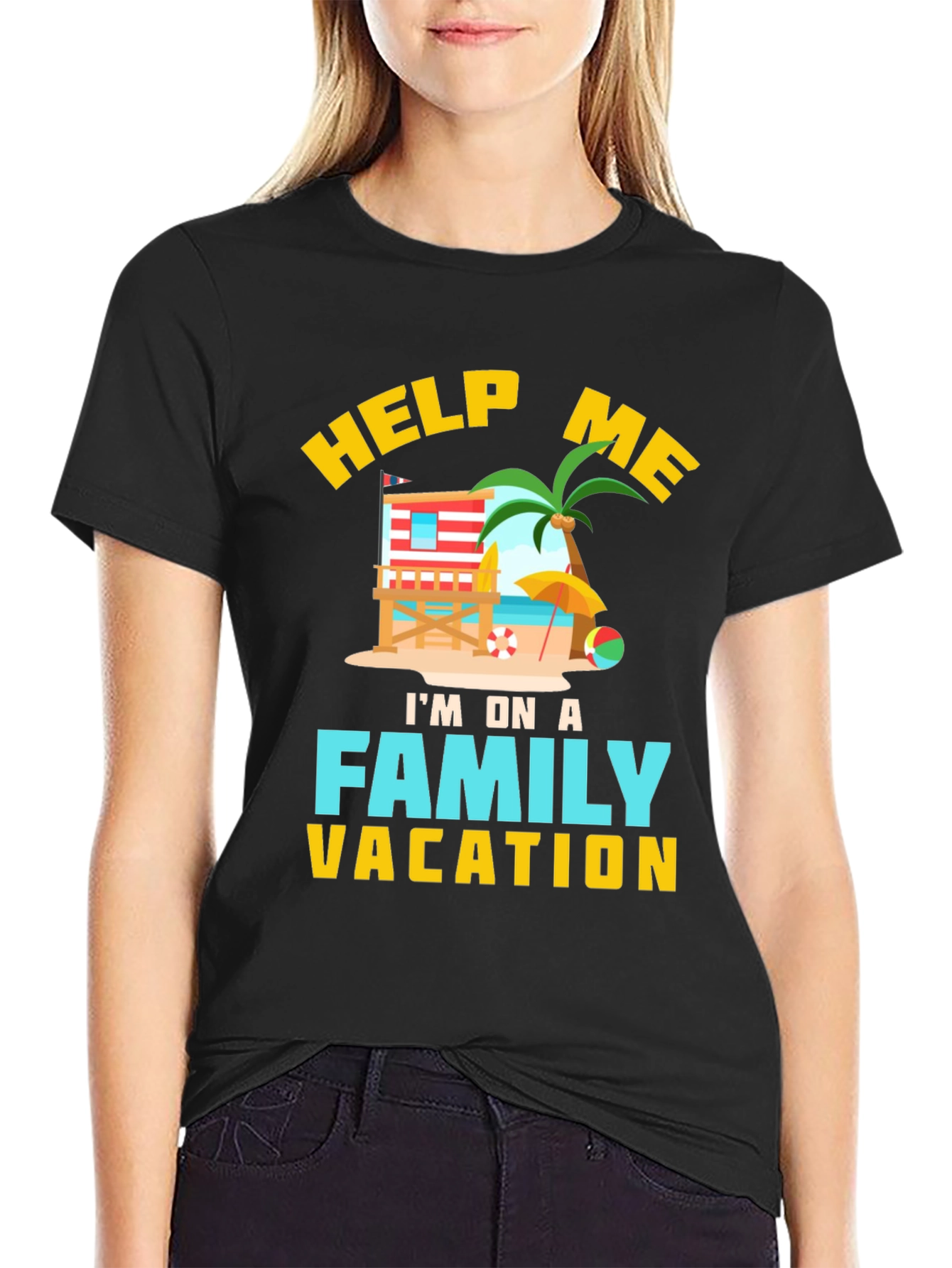 Help Me Im On A Family Vacation T-Shirt