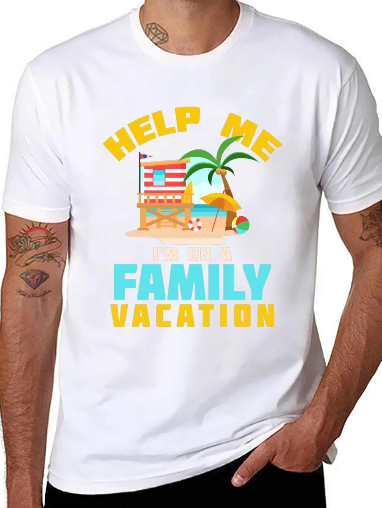 Help Me Im On A Family Vacation T-Shirt
