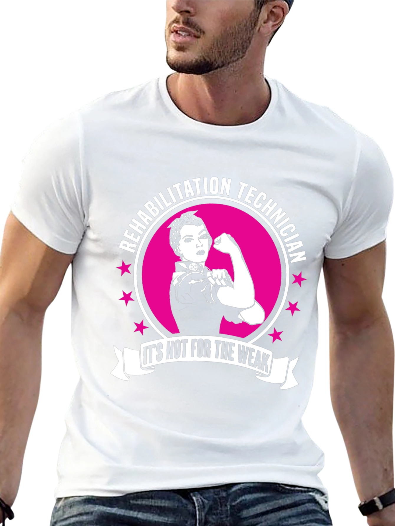 Rehabilitation Technician Strong Woman T-Shirt