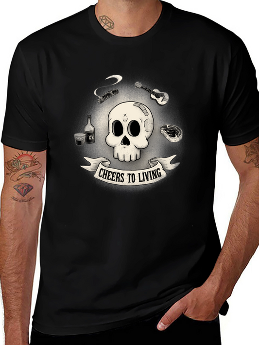 Cheers to Living Graphic T-Shirt