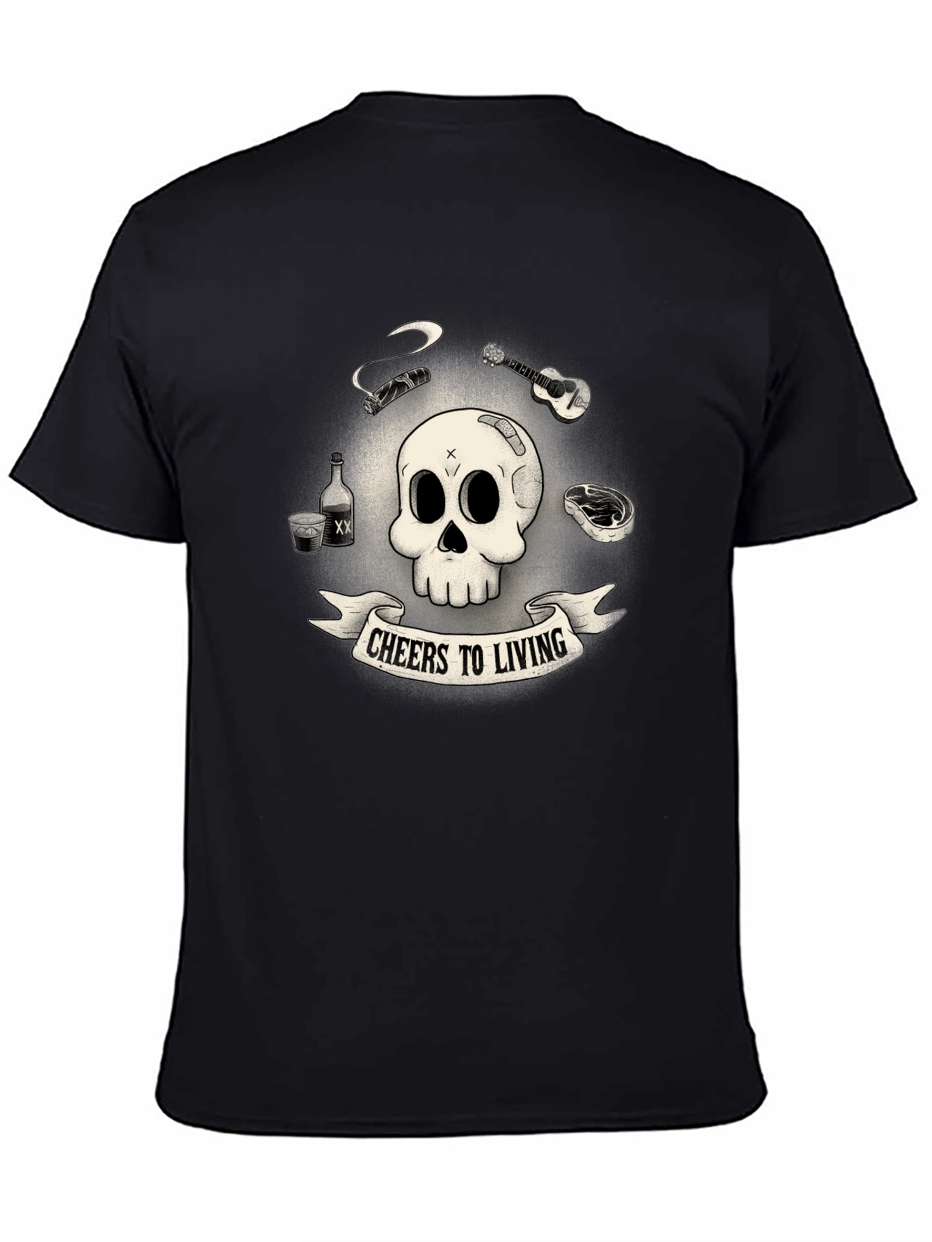 Cheers to Living Graphic T-Shirt