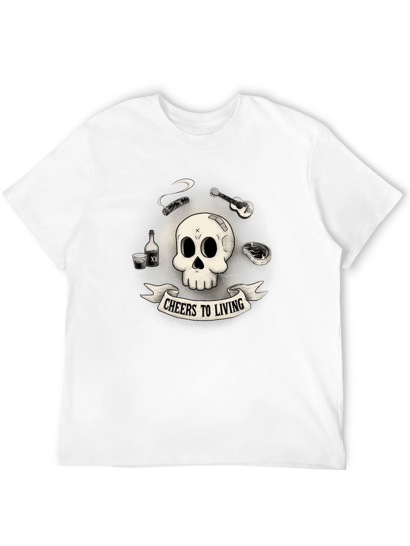 Cheers to Living Graphic T-Shirt