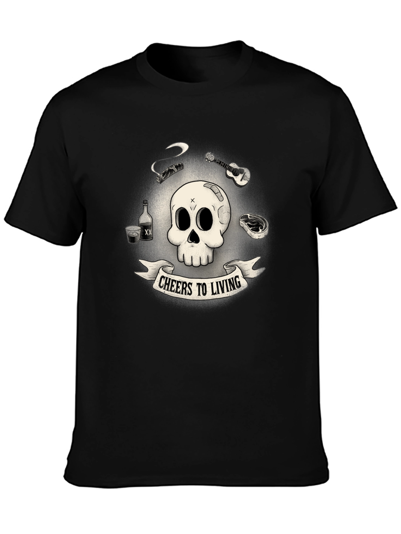 Cheers to Living Graphic T-Shirt
