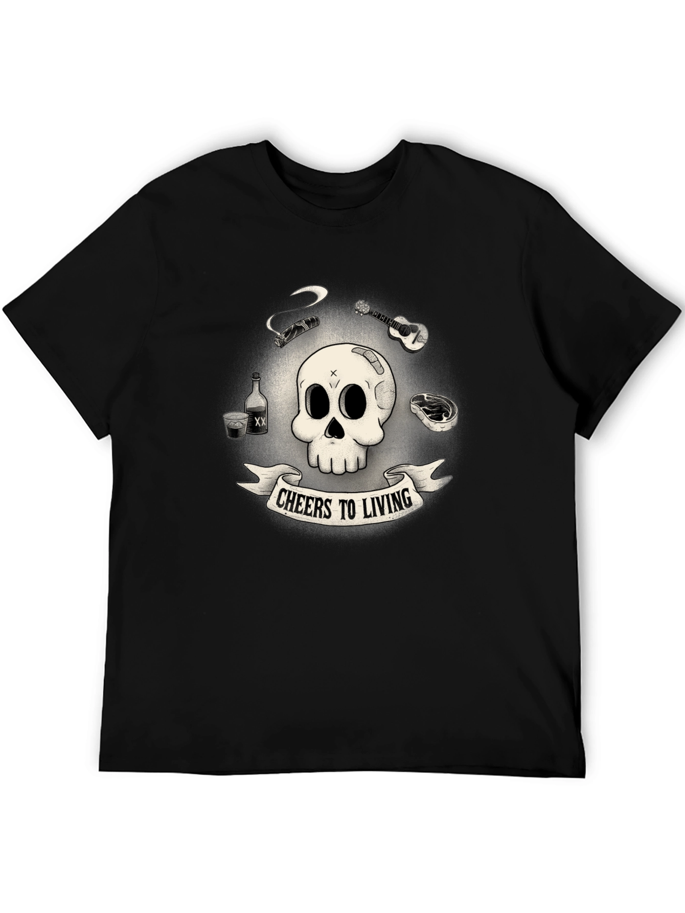 Cheers to Living Graphic T-Shirt