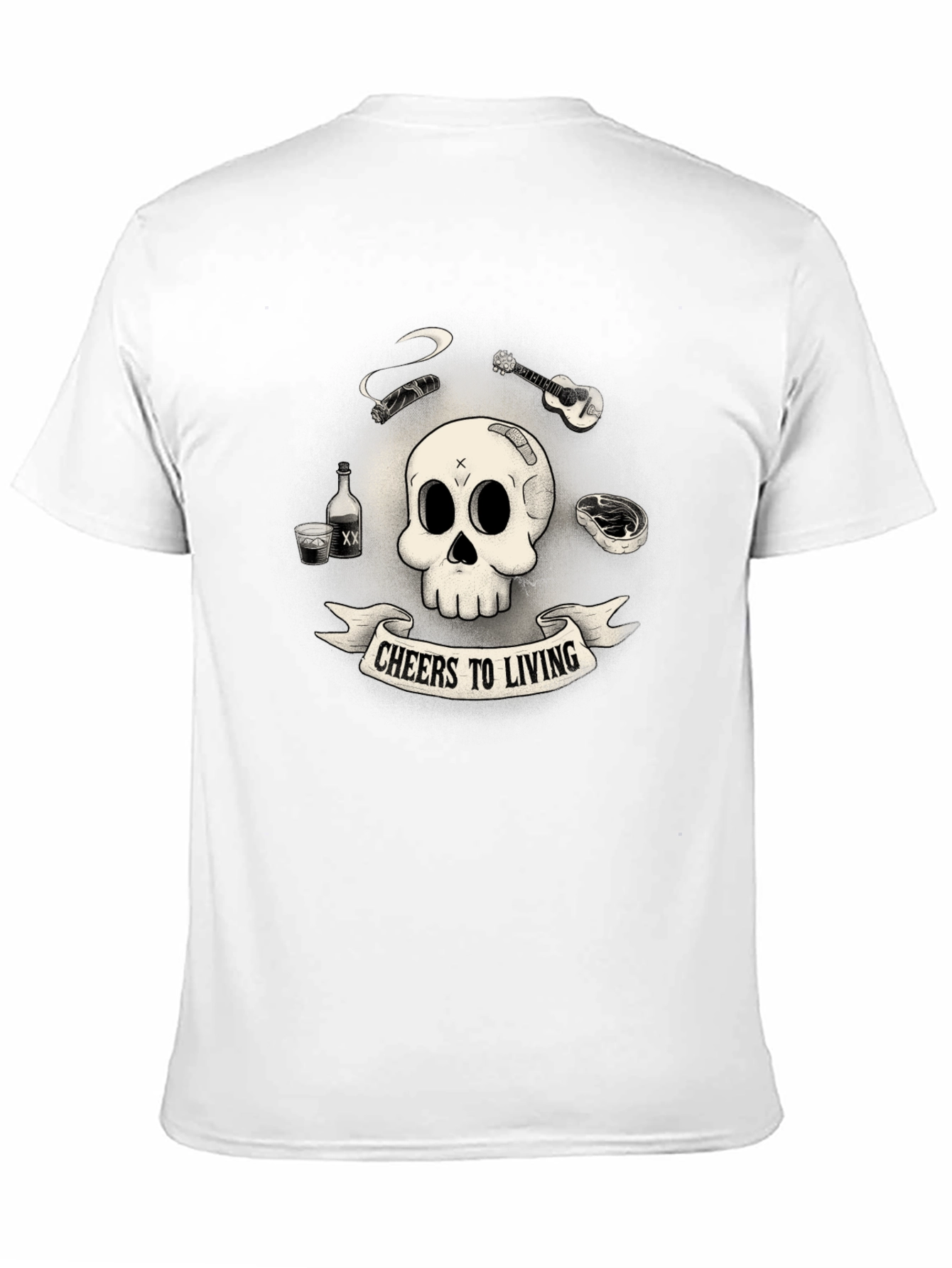 Cheers to Living Graphic T-Shirt