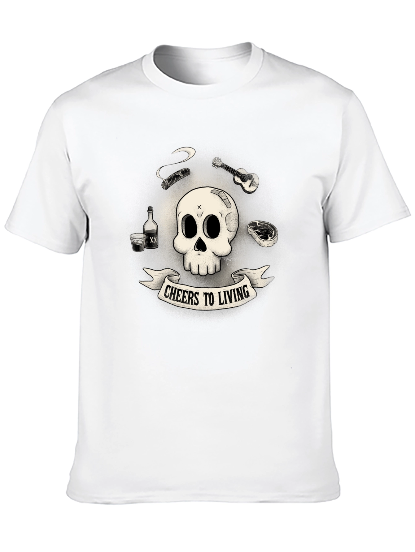 Cheers to Living Graphic T-Shirt