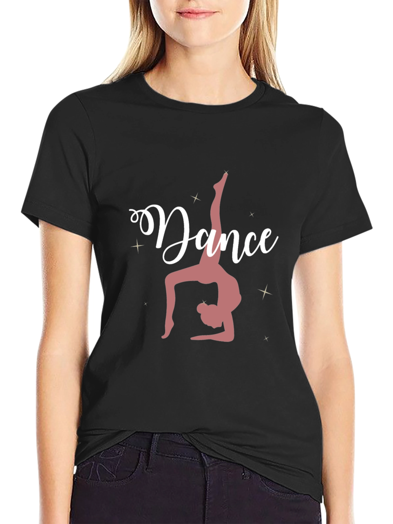 Dance Silhouette Graphic Tee - Unique Design