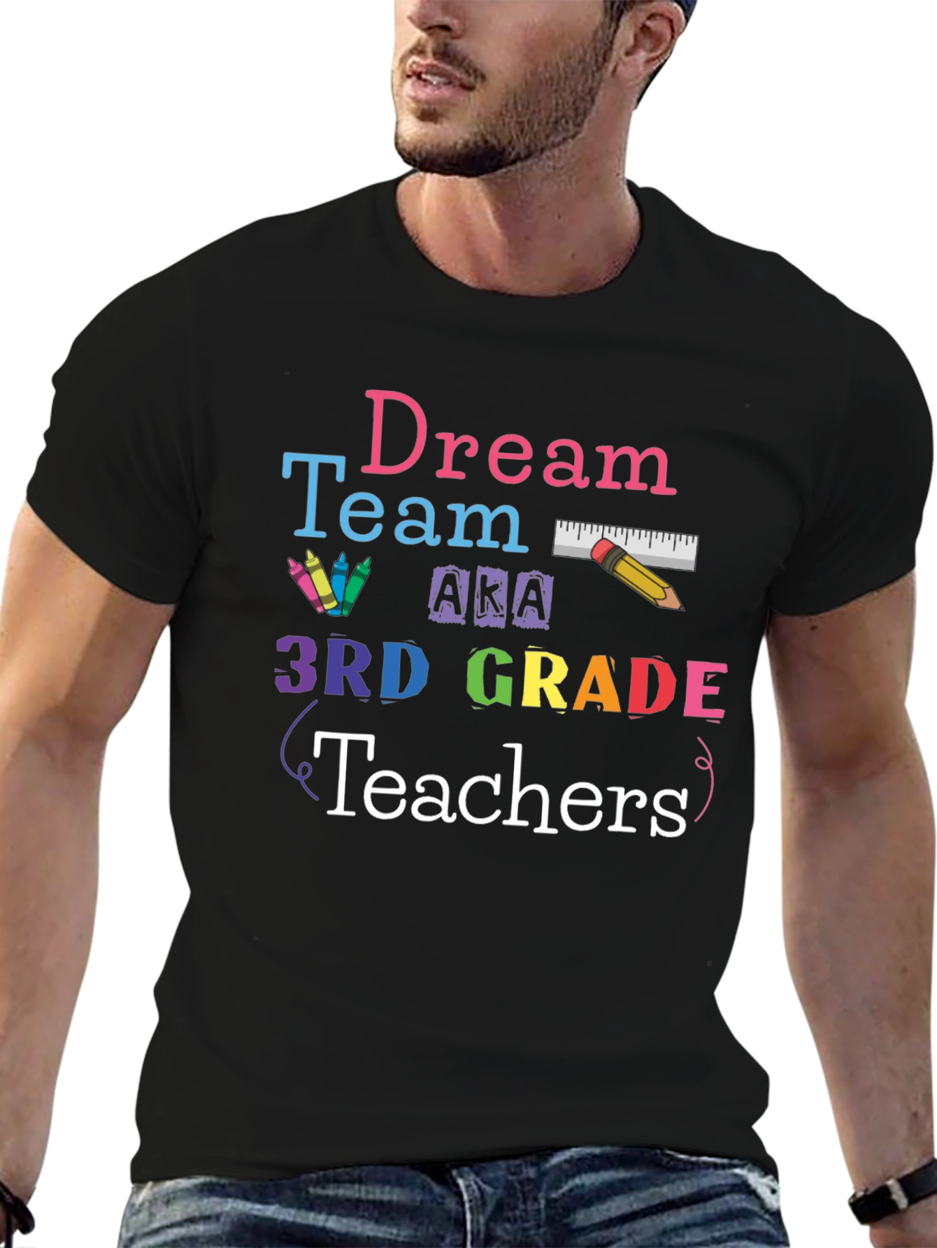 Dream Team 3rd Grade Teachers Graphic T-Shirt