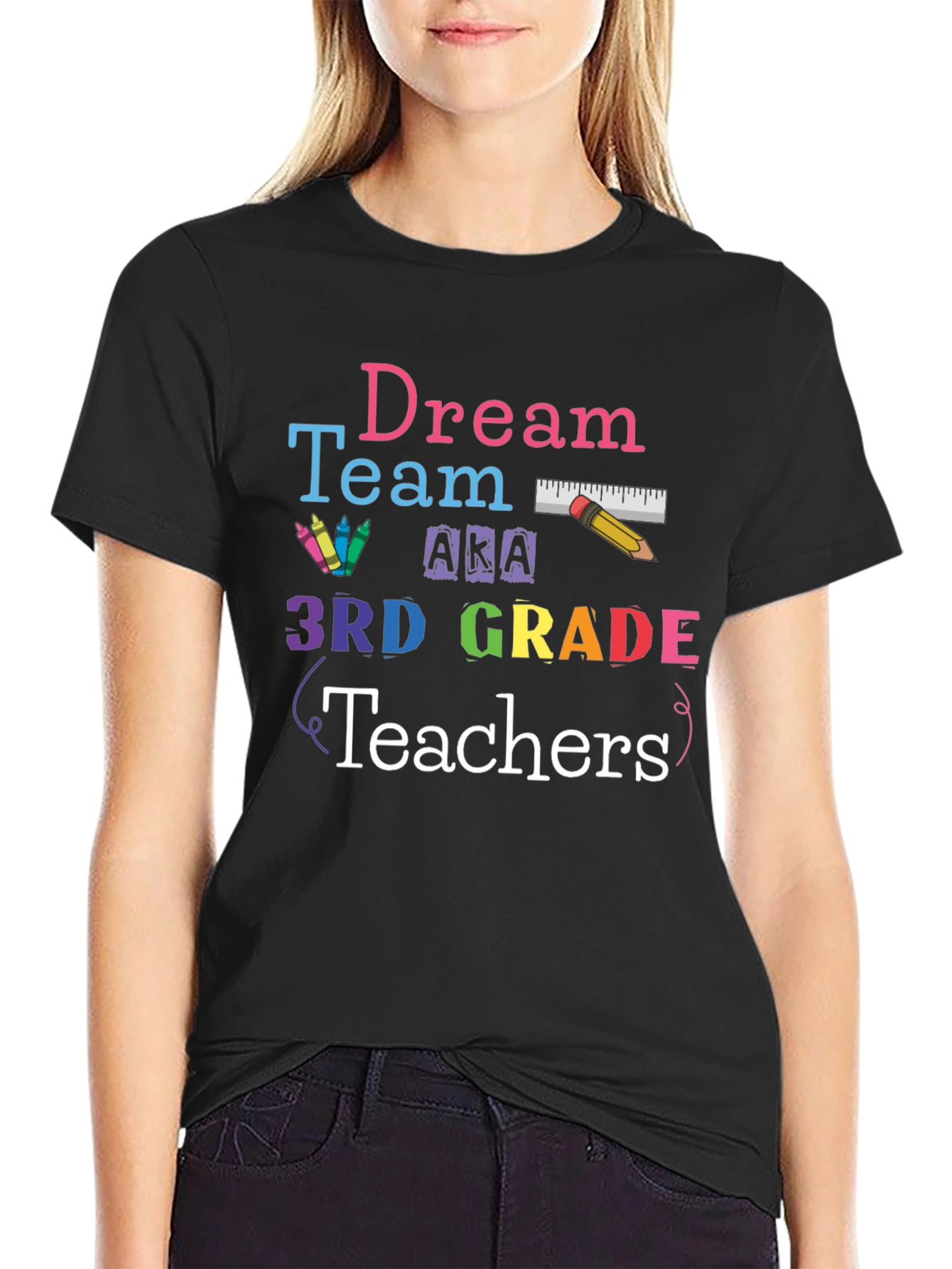 Dream Team 3rd Grade Teachers Graphic T-Shirt