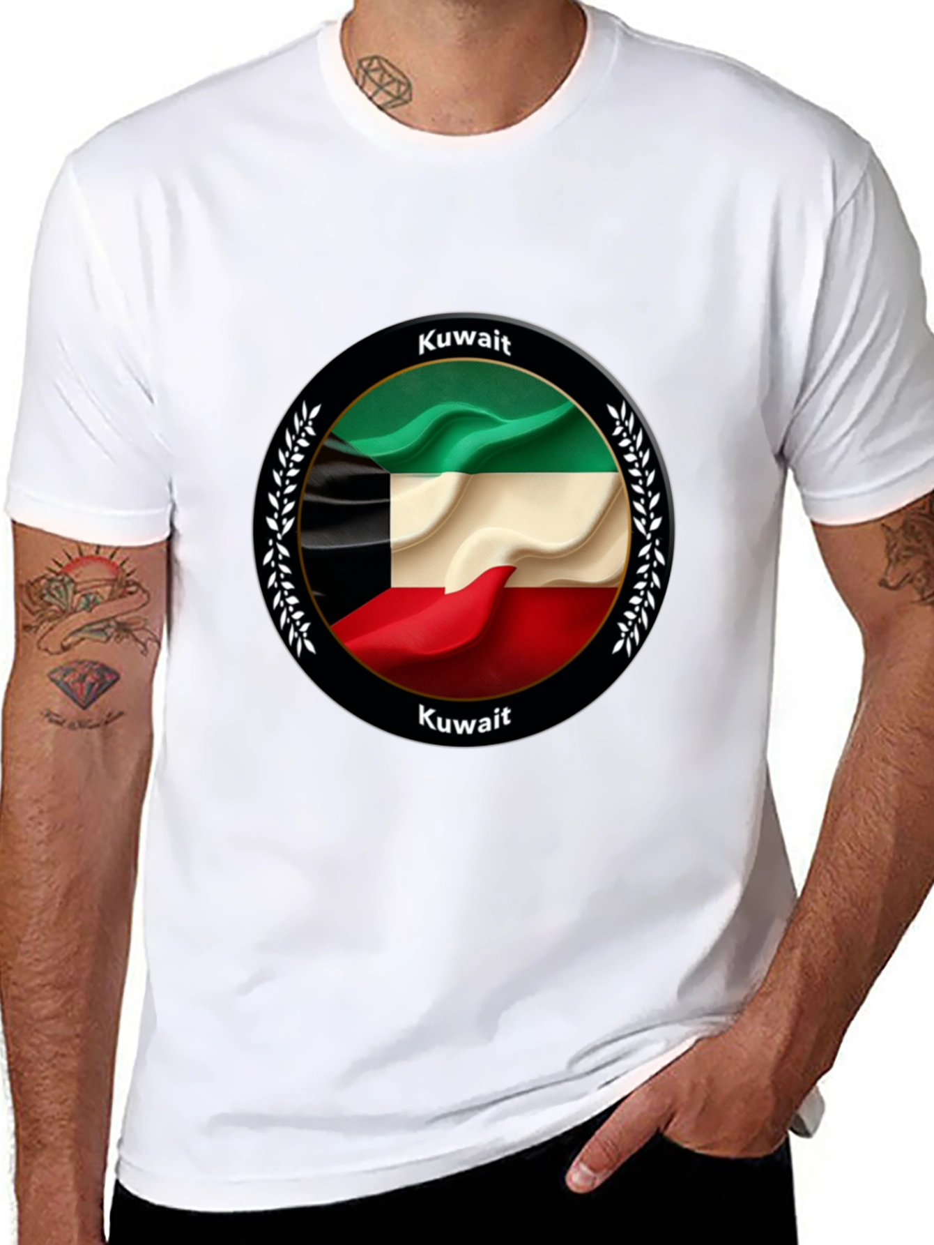 Kuwait Flag T-Shirt: Patriotic Pride Apparel