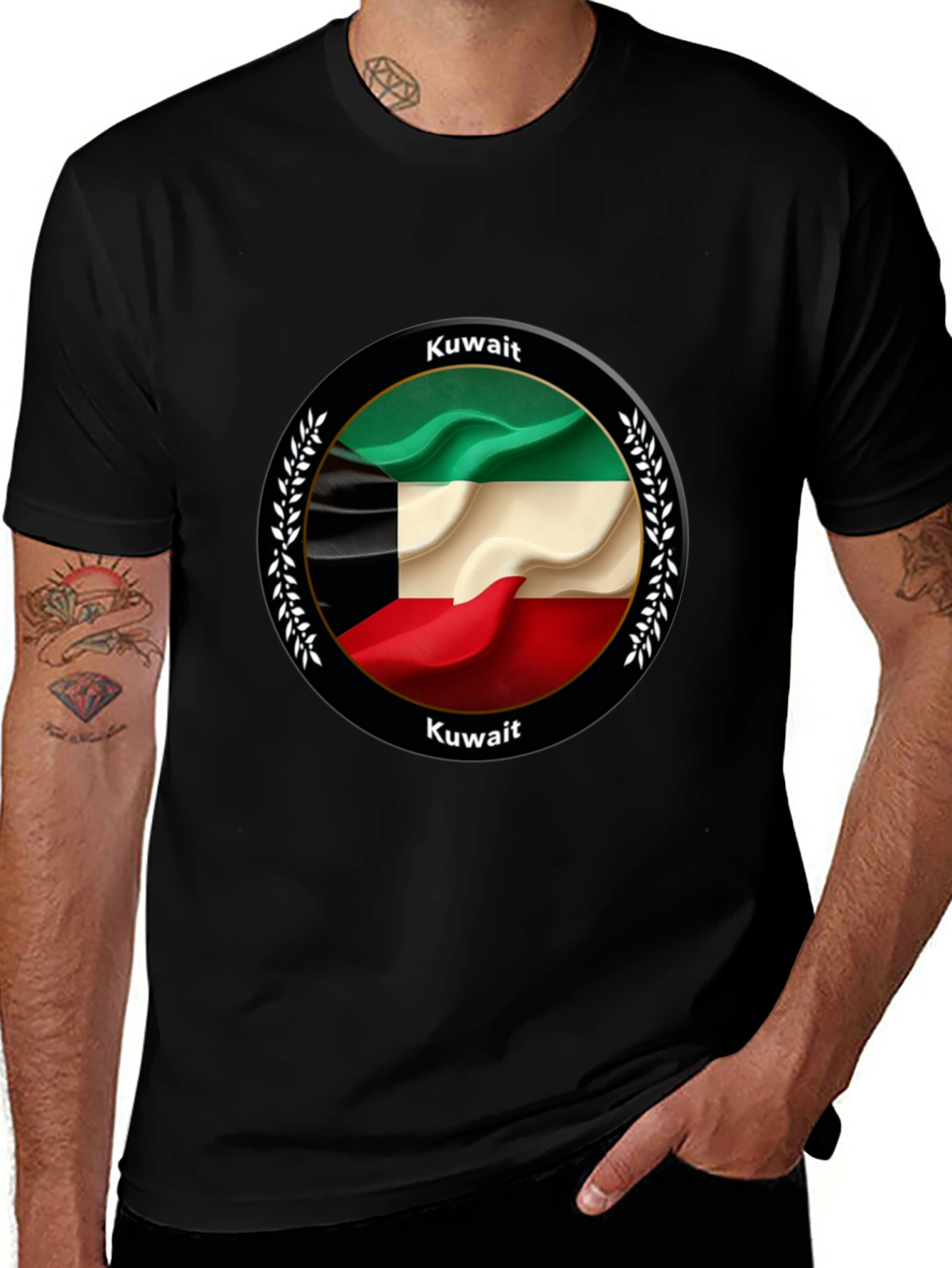 Kuwait Flag T-Shirt: Patriotic Pride Apparel