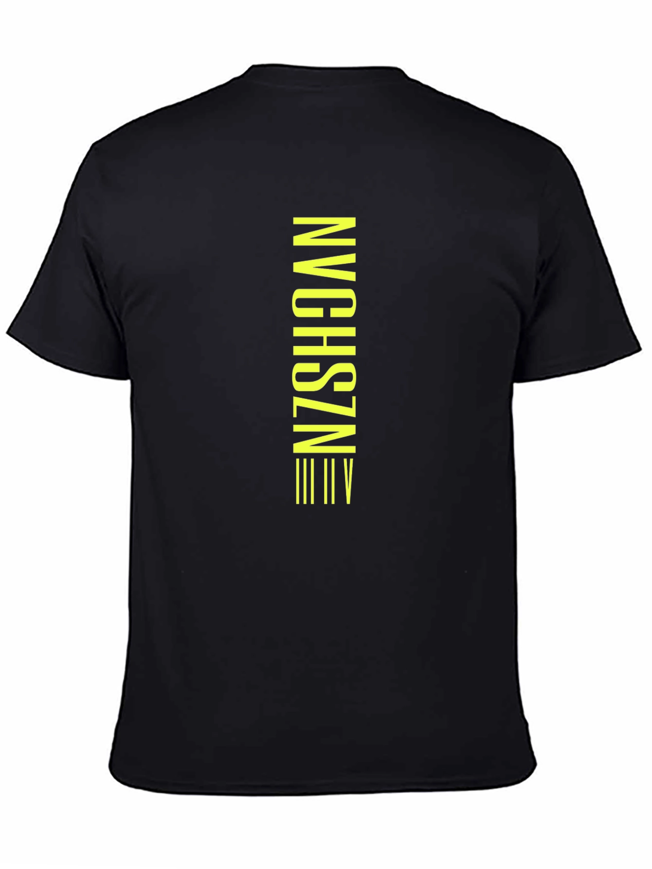 Modern Black Graphic Tee