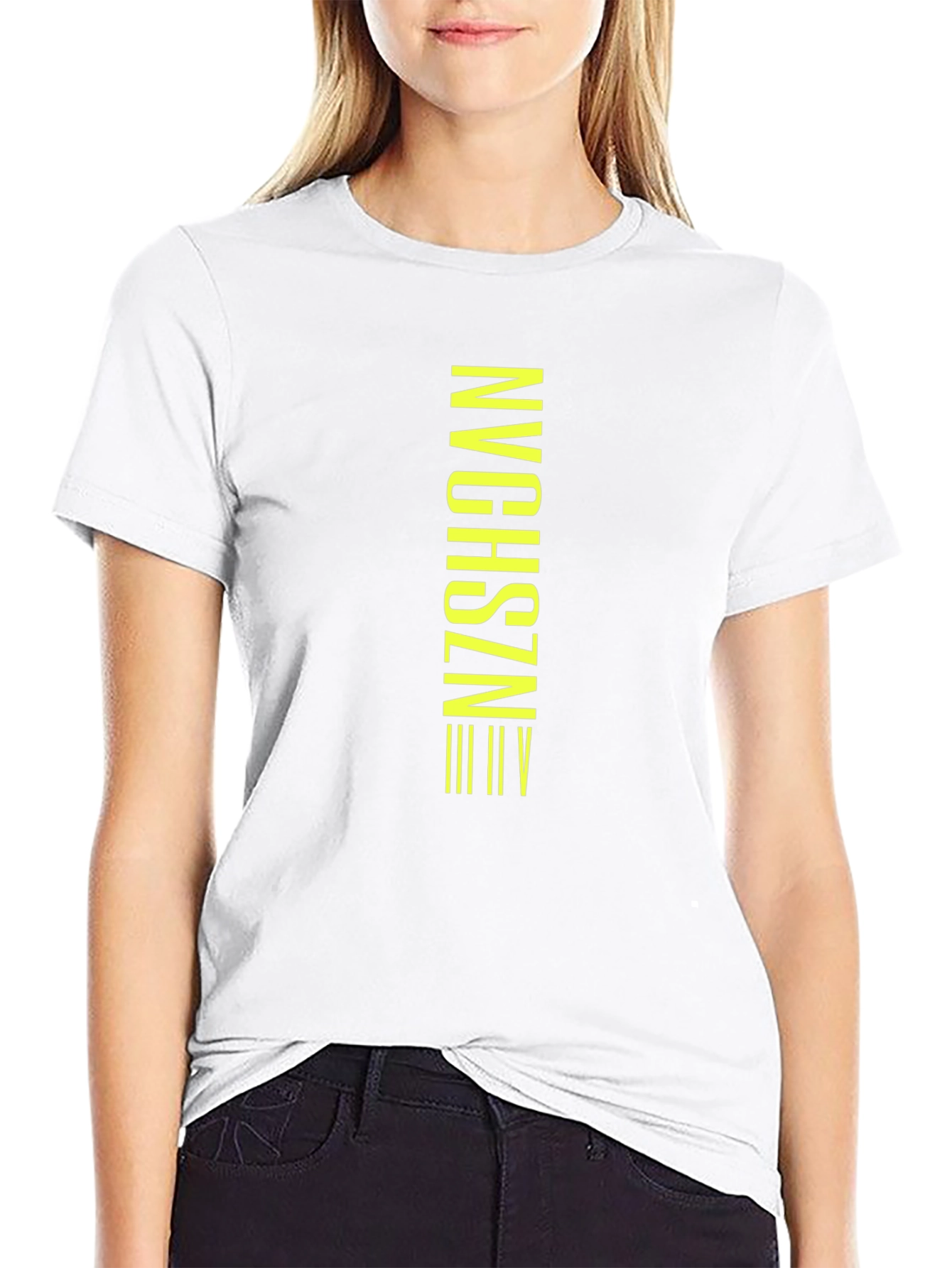 Modern Black Graphic Tee