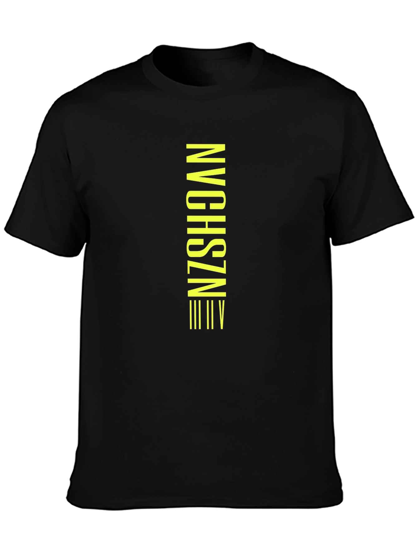 Modern Black Graphic Tee