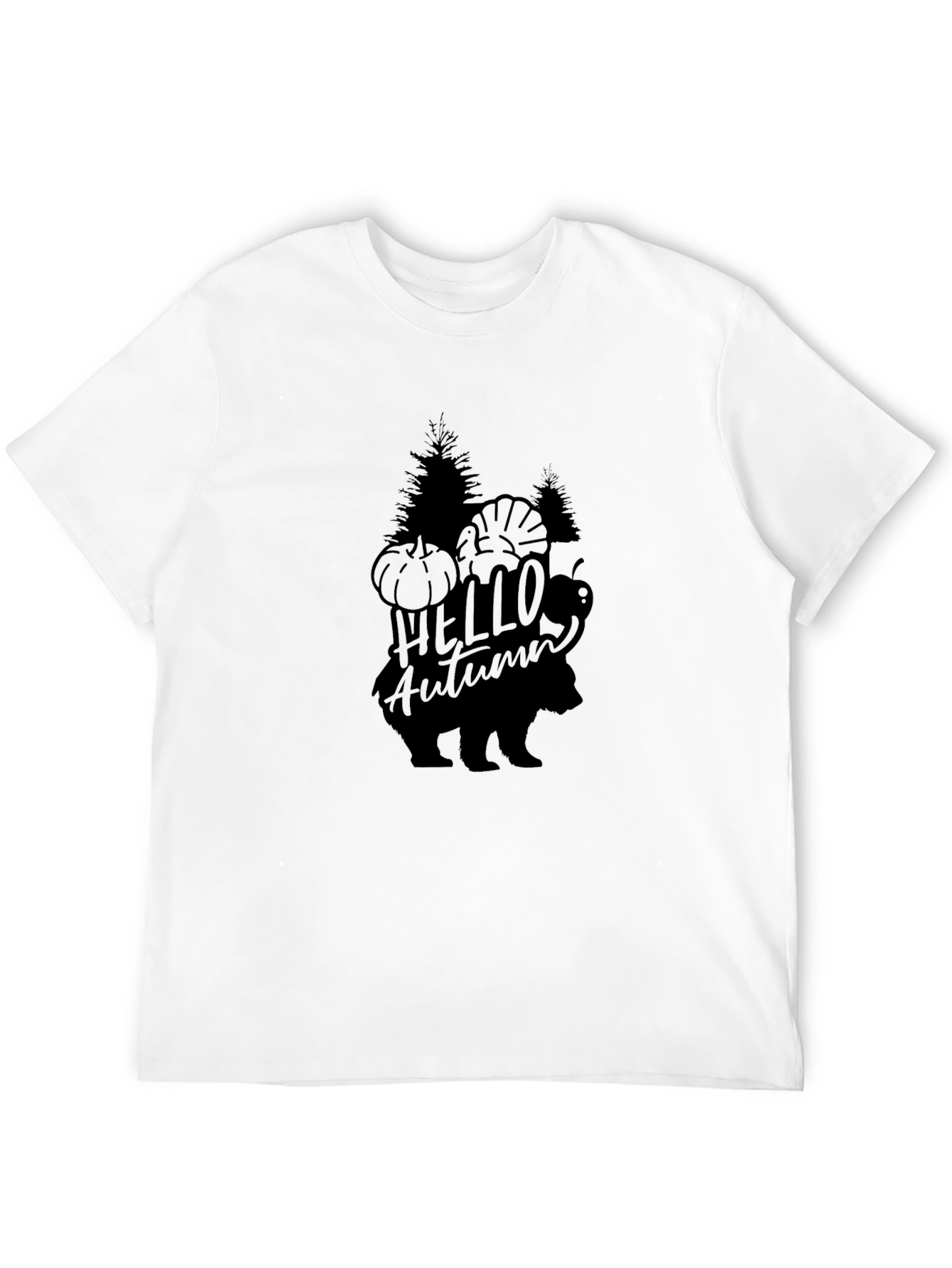 Hello Autumn Bear Graphic Tee