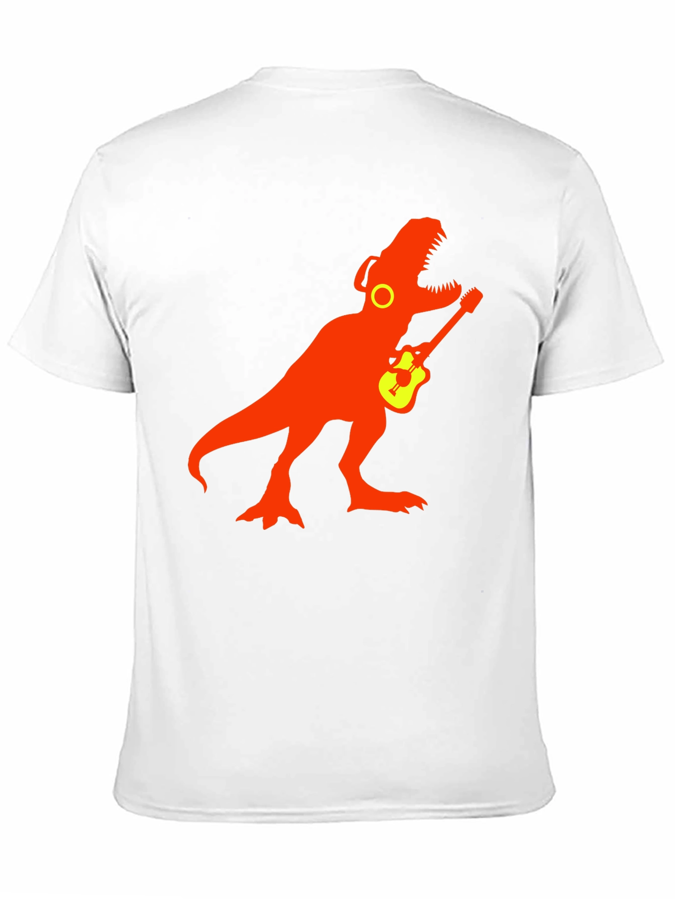 Dinosaur Rock Guitar T-Shirt - Black
