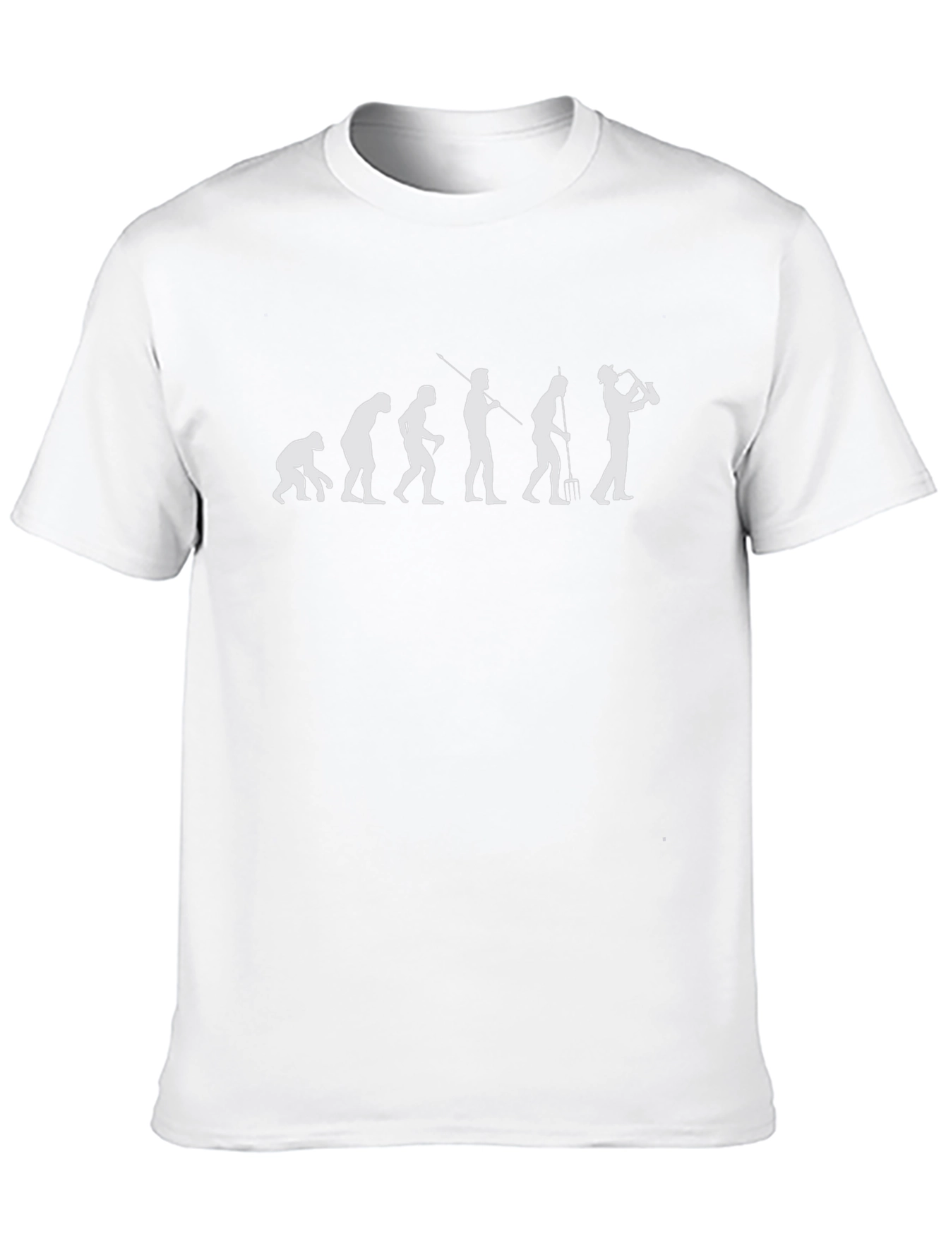 Evolution of Man to Golfer Black T-Shirt