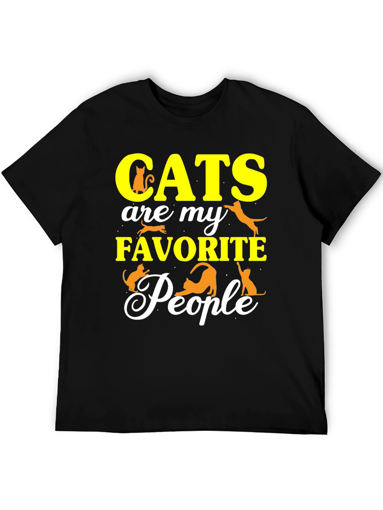 Cats Are My Favorite People T-Shirt