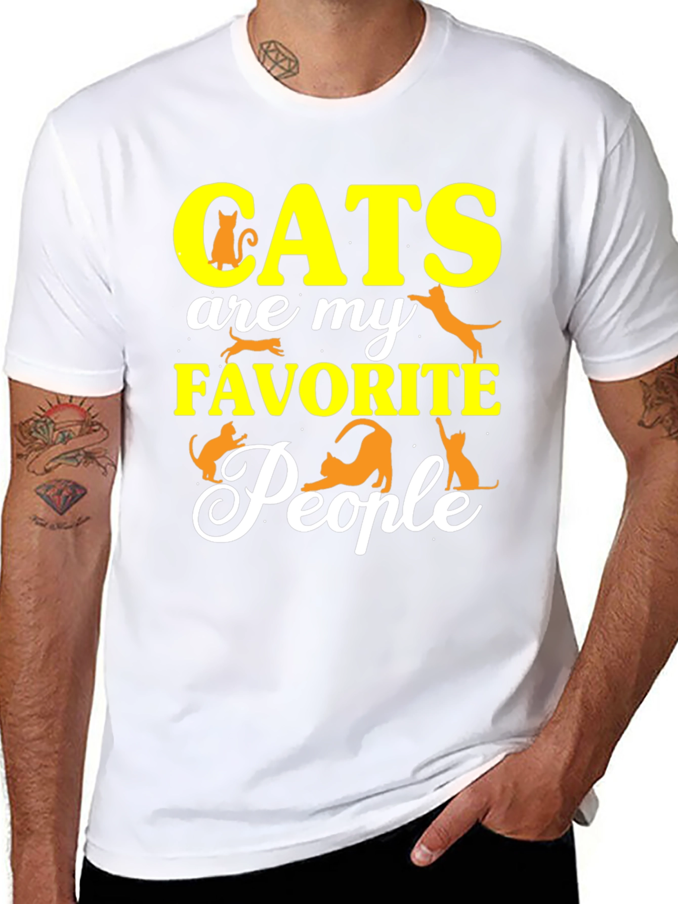 Cats Are My Favorite People T-Shirt