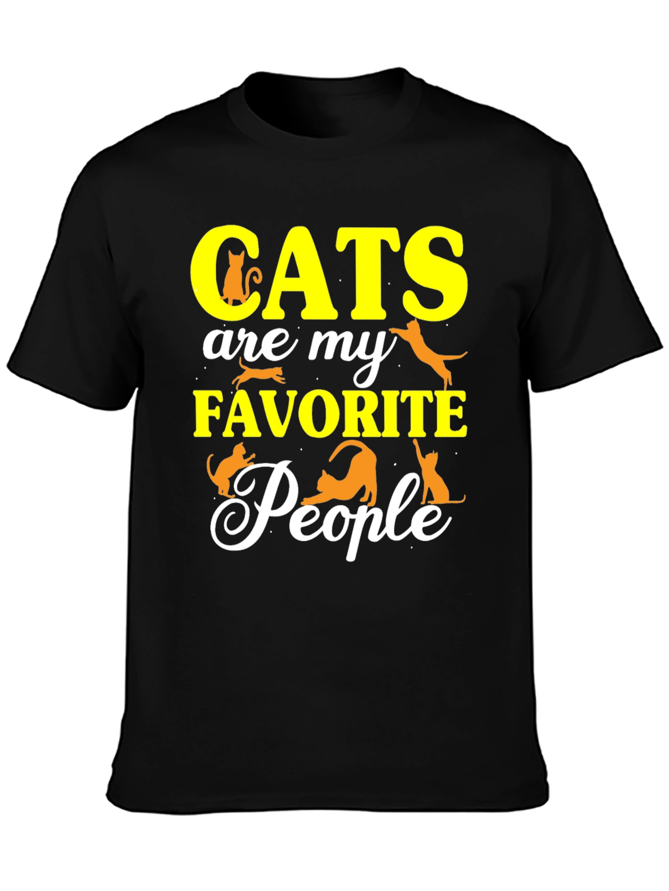 Cats Are My Favorite People T-Shirt