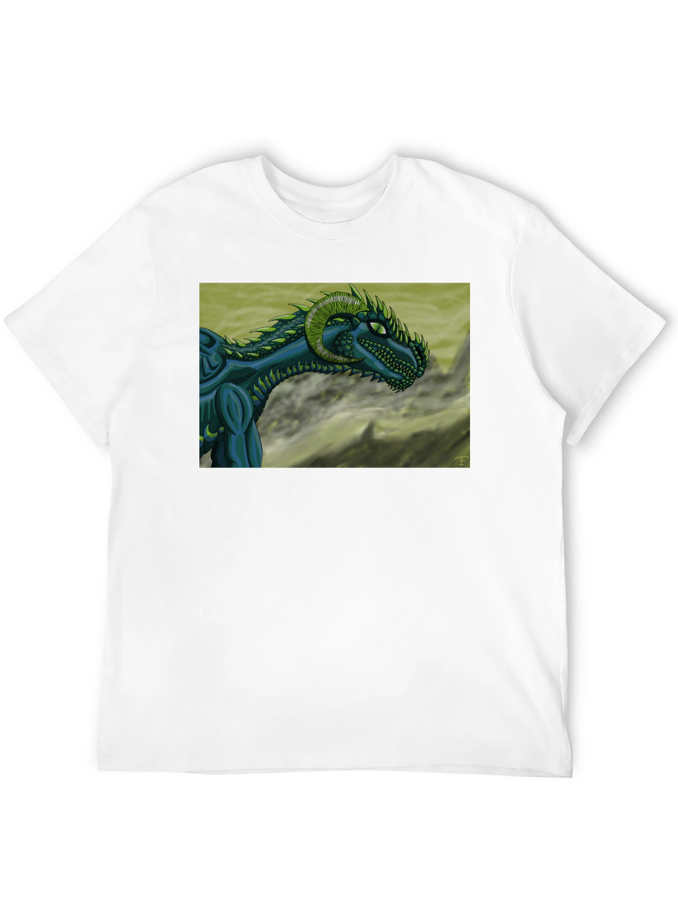 Dragon Graphic T-Shirt - Black Cotton Tee