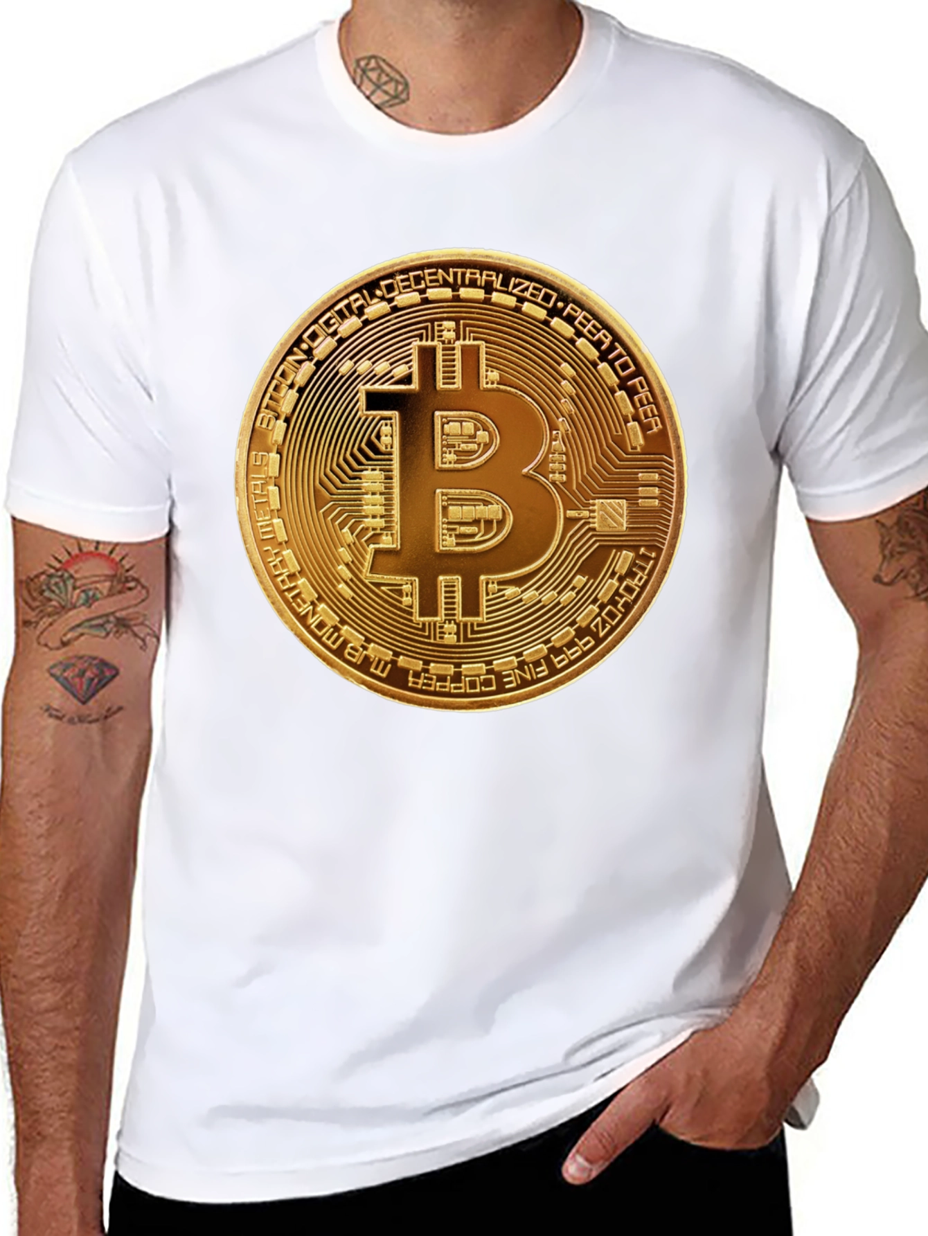 Bitcoin T-Shirt Crypto Currency Tee