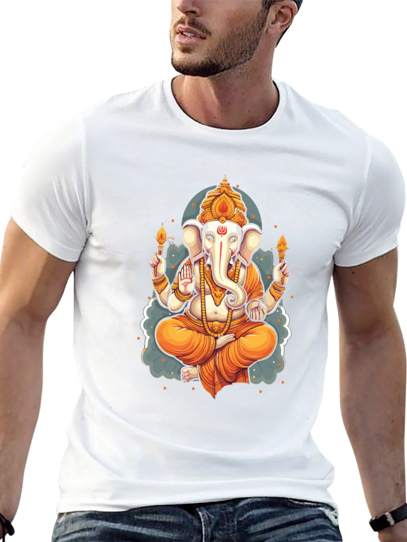 Ganesha Graphic Tee - Spiritual Comfort