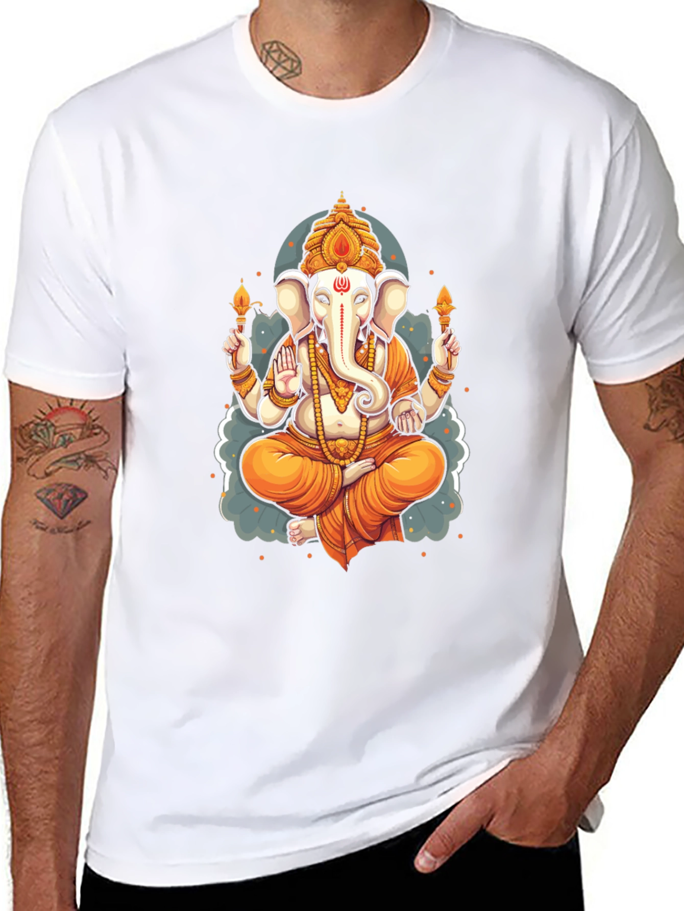 Ganesha Graphic Tee - Spiritual Comfort
