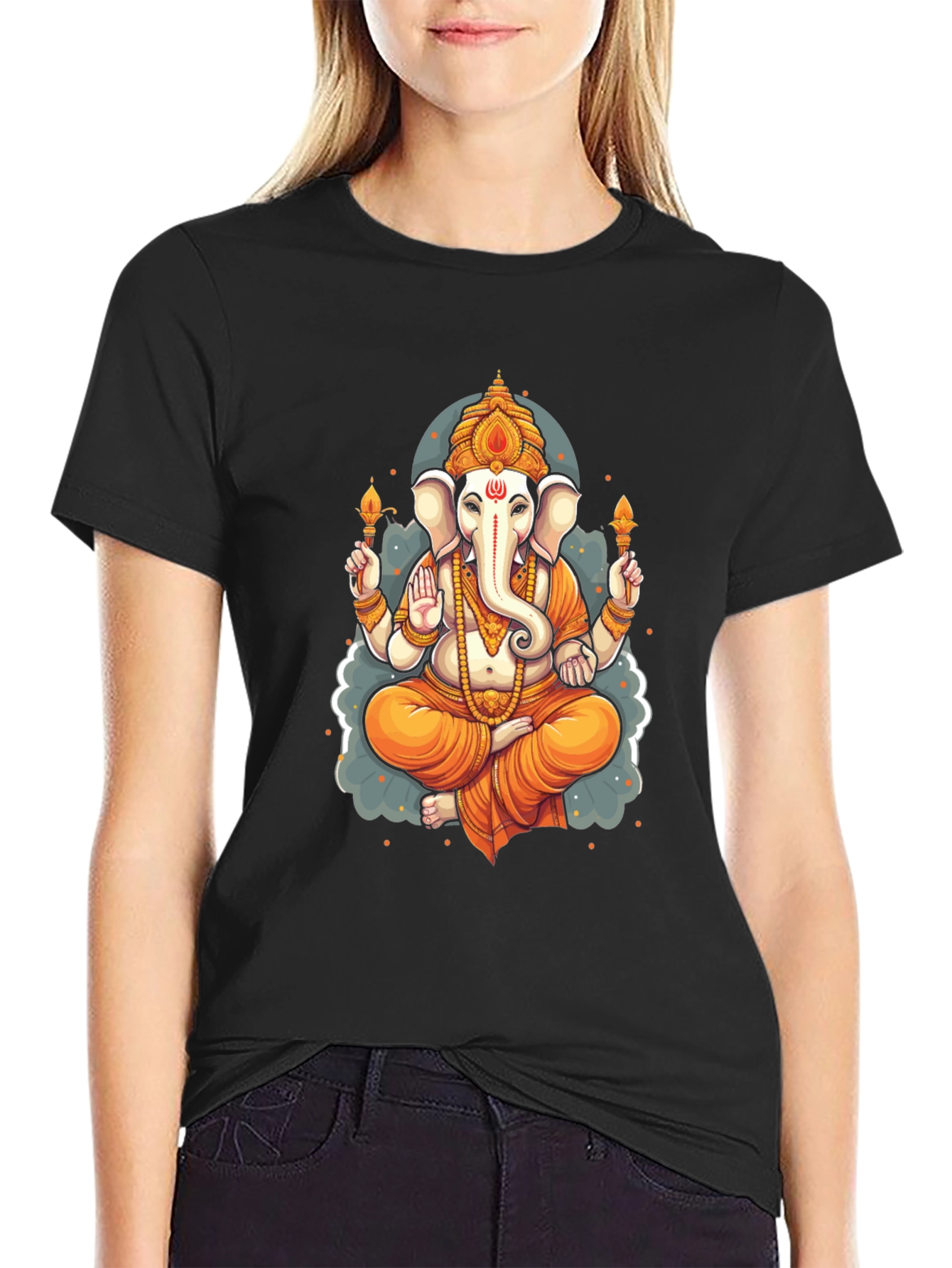 Ganesha Graphic Tee - Spiritual Comfort