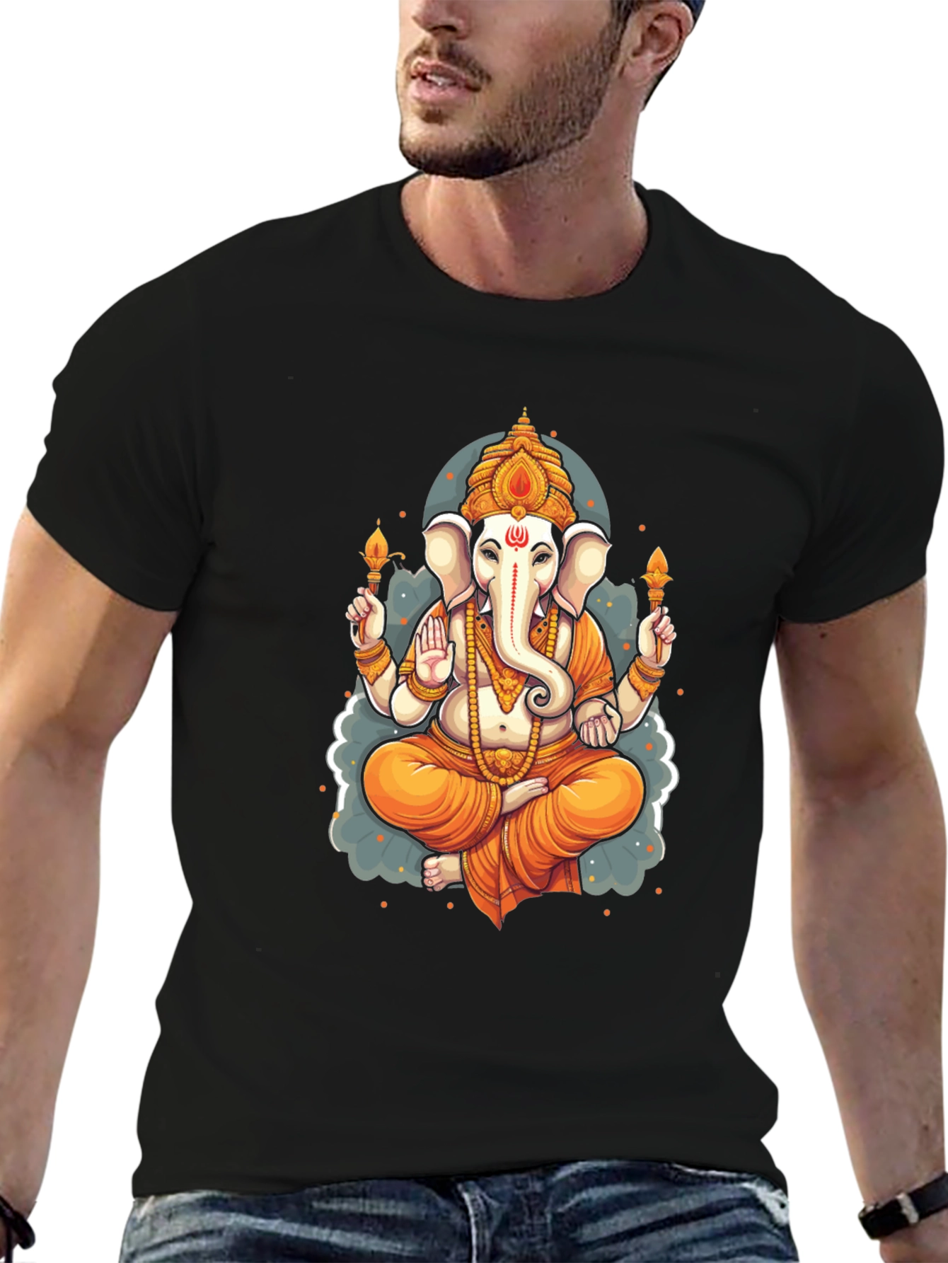 Ganesha Graphic Tee - Spiritual Comfort