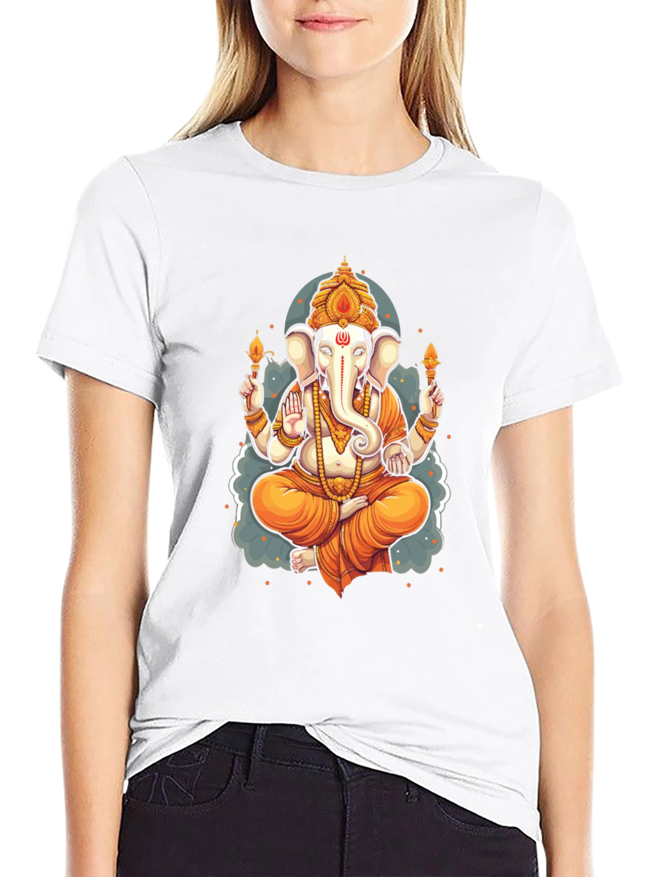 Ganesha Graphic Tee - Spiritual Comfort