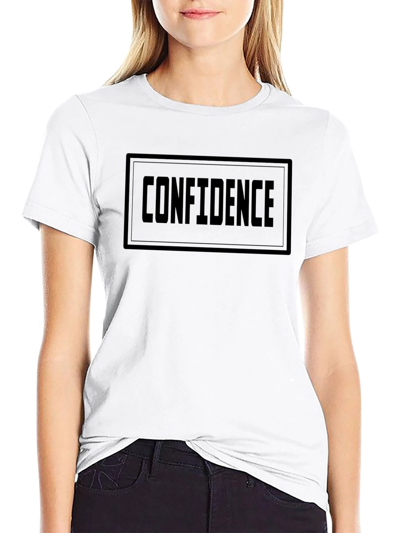 Confidence Graphic T-Shirt - Black