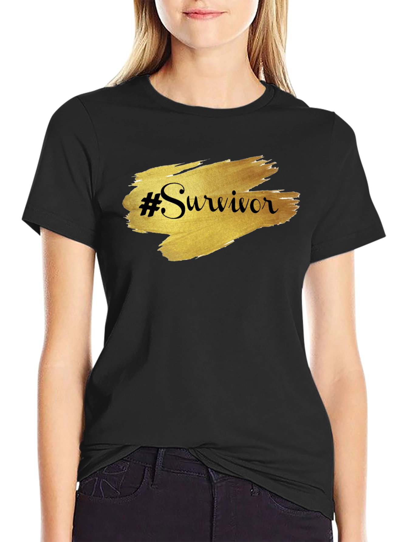 Survivor Graphic Tee - Black Unisex T-Shirt