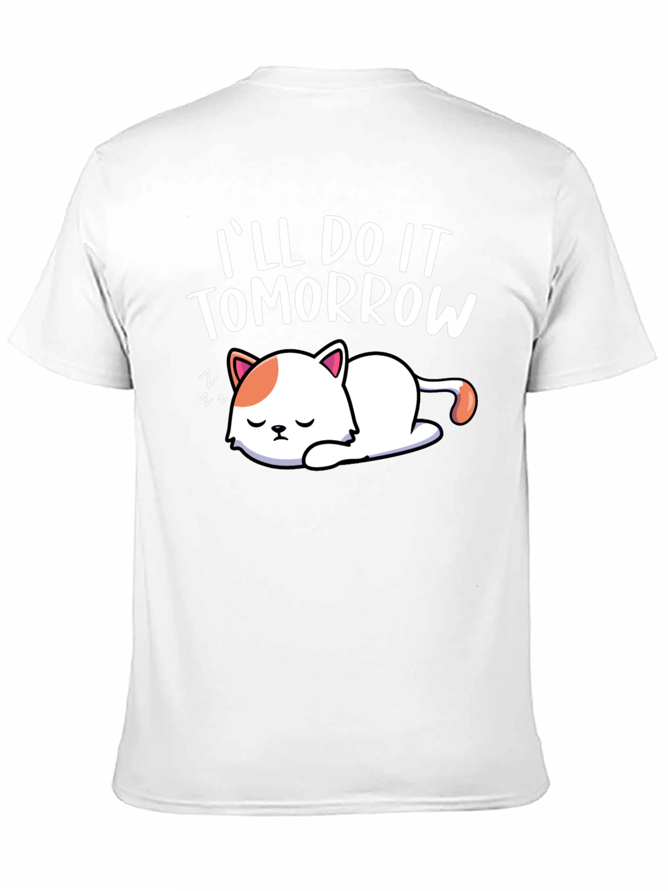 Ill Do It Tomorrow Cat Graphic Tee