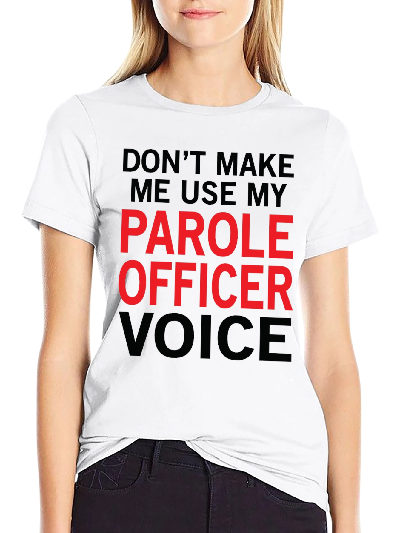 Parole Officer Voice Funny T-Shirt
