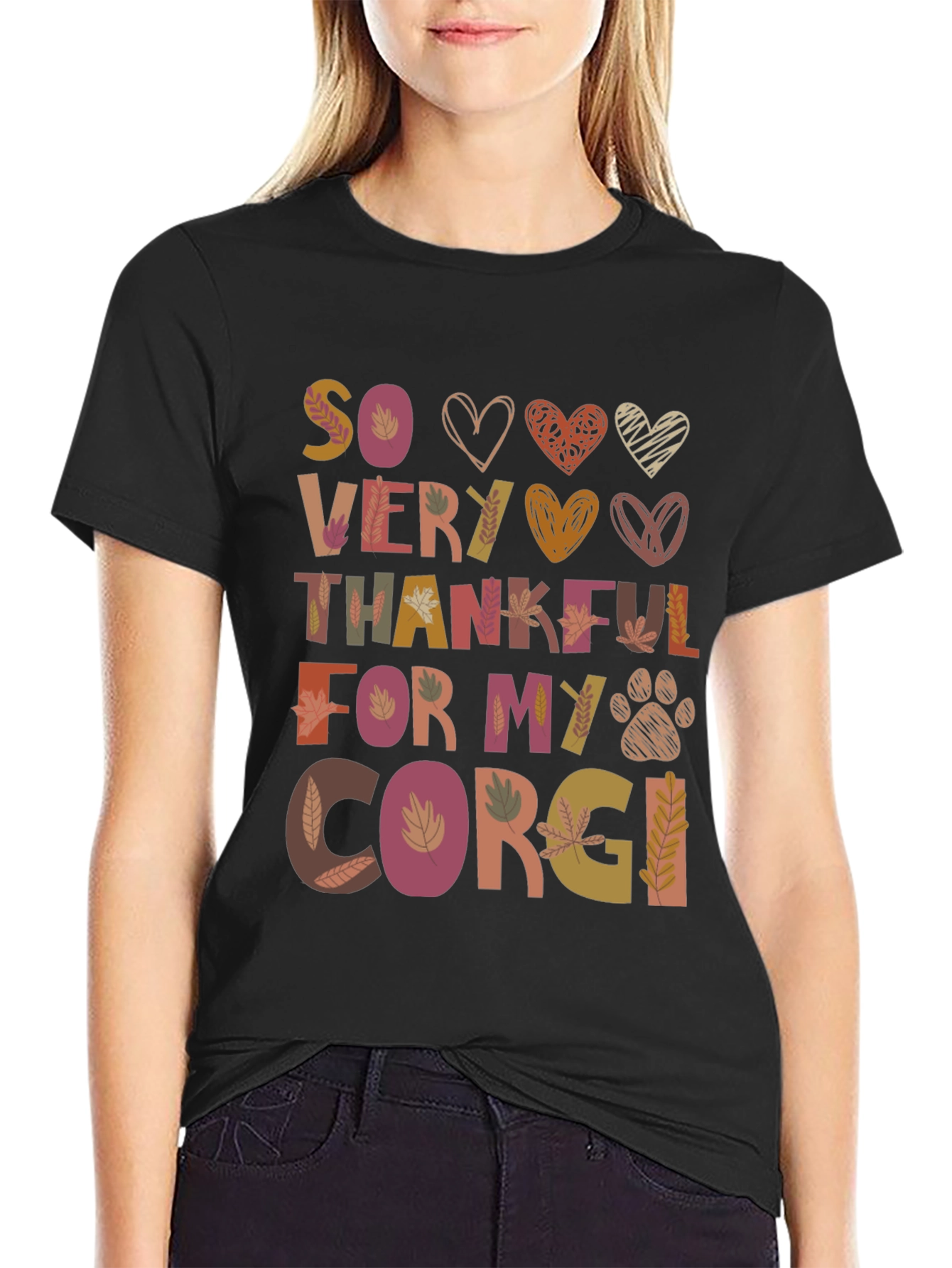 So Very Thankful Corgi T-Shirt